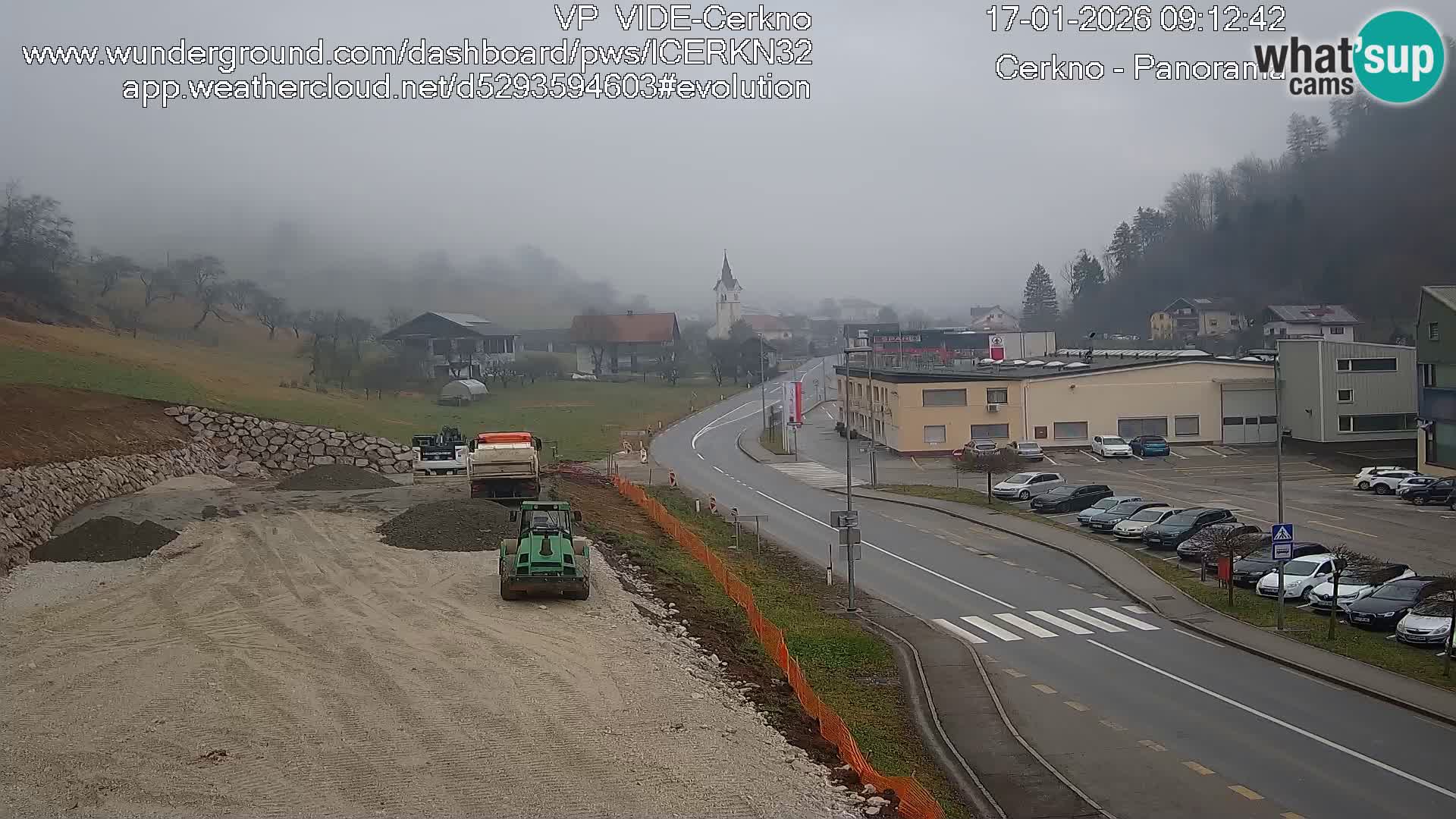 Cerkno ulaz u grad – Kamera uživo
