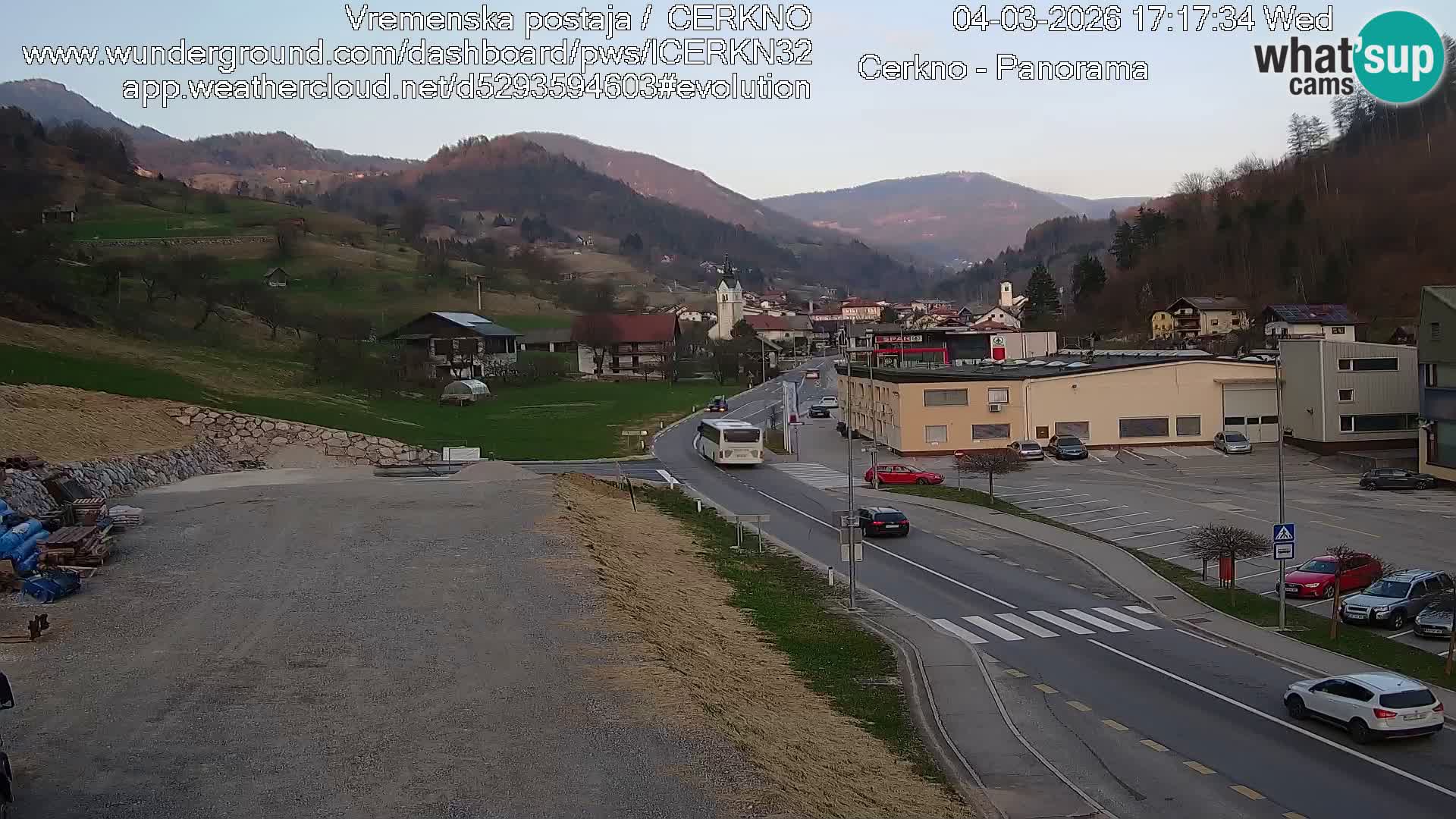 Webcam Ingresso Città di Cerkno