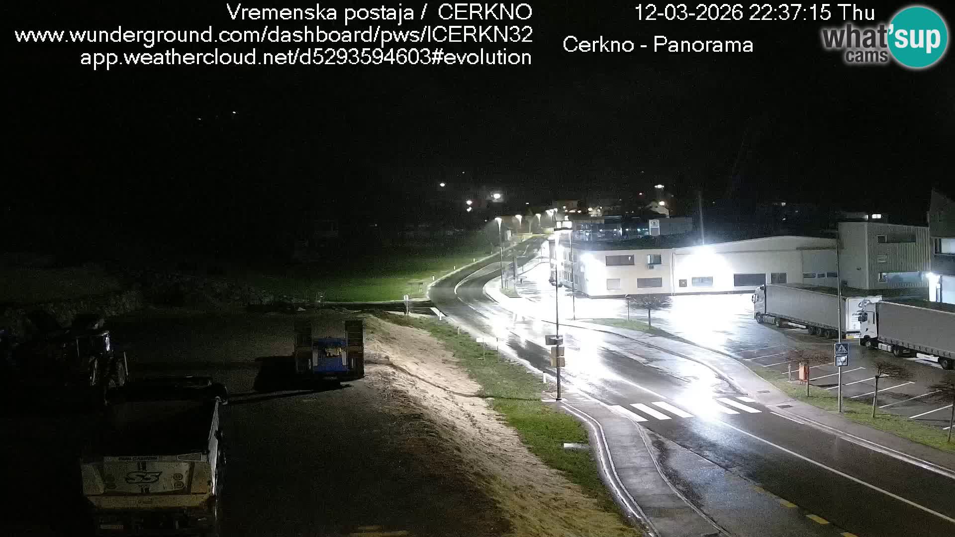 Cerkno ulaz u grad – Kamera uživo