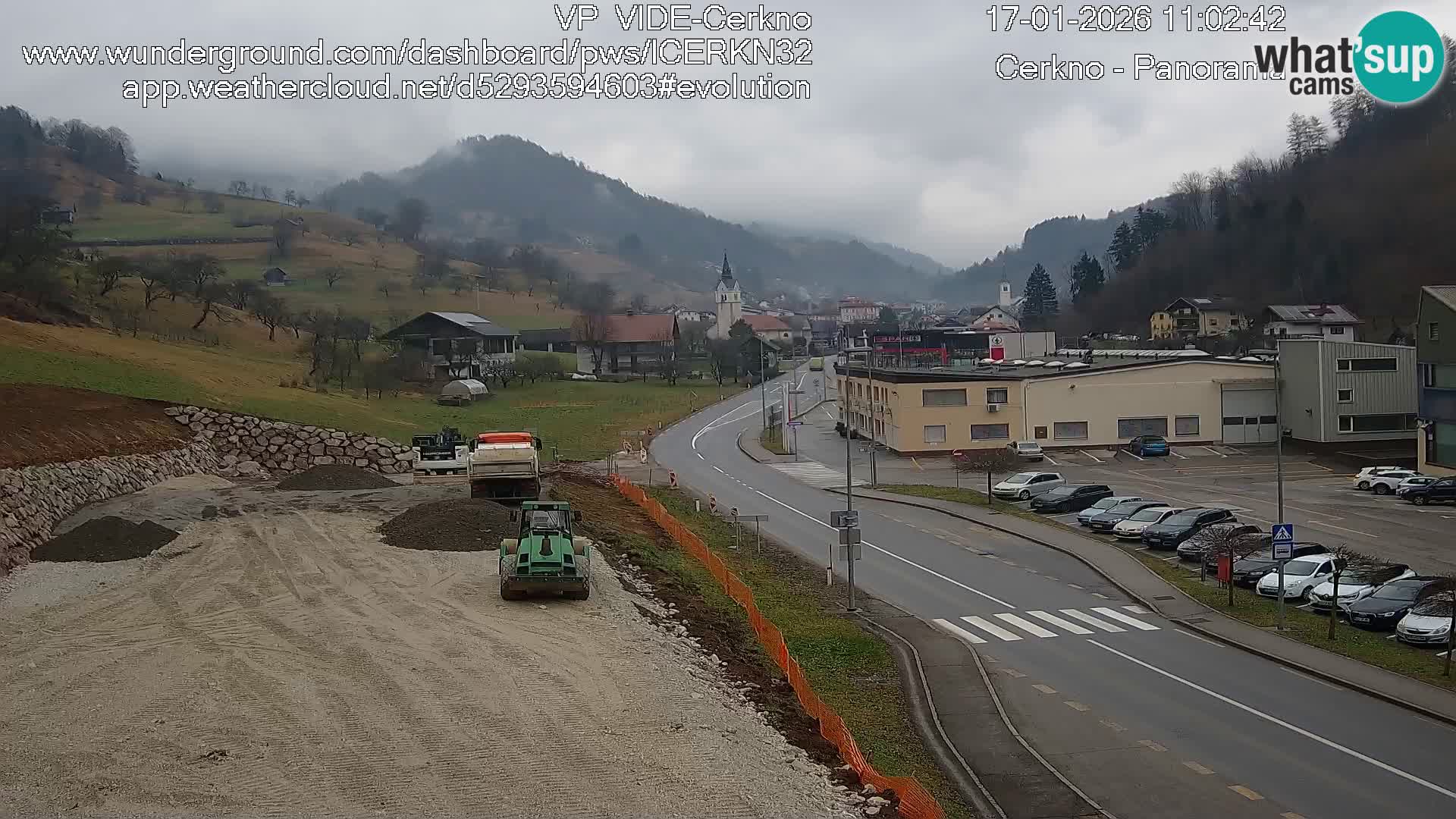 Cerkno ulaz u grad – Kamera uživo