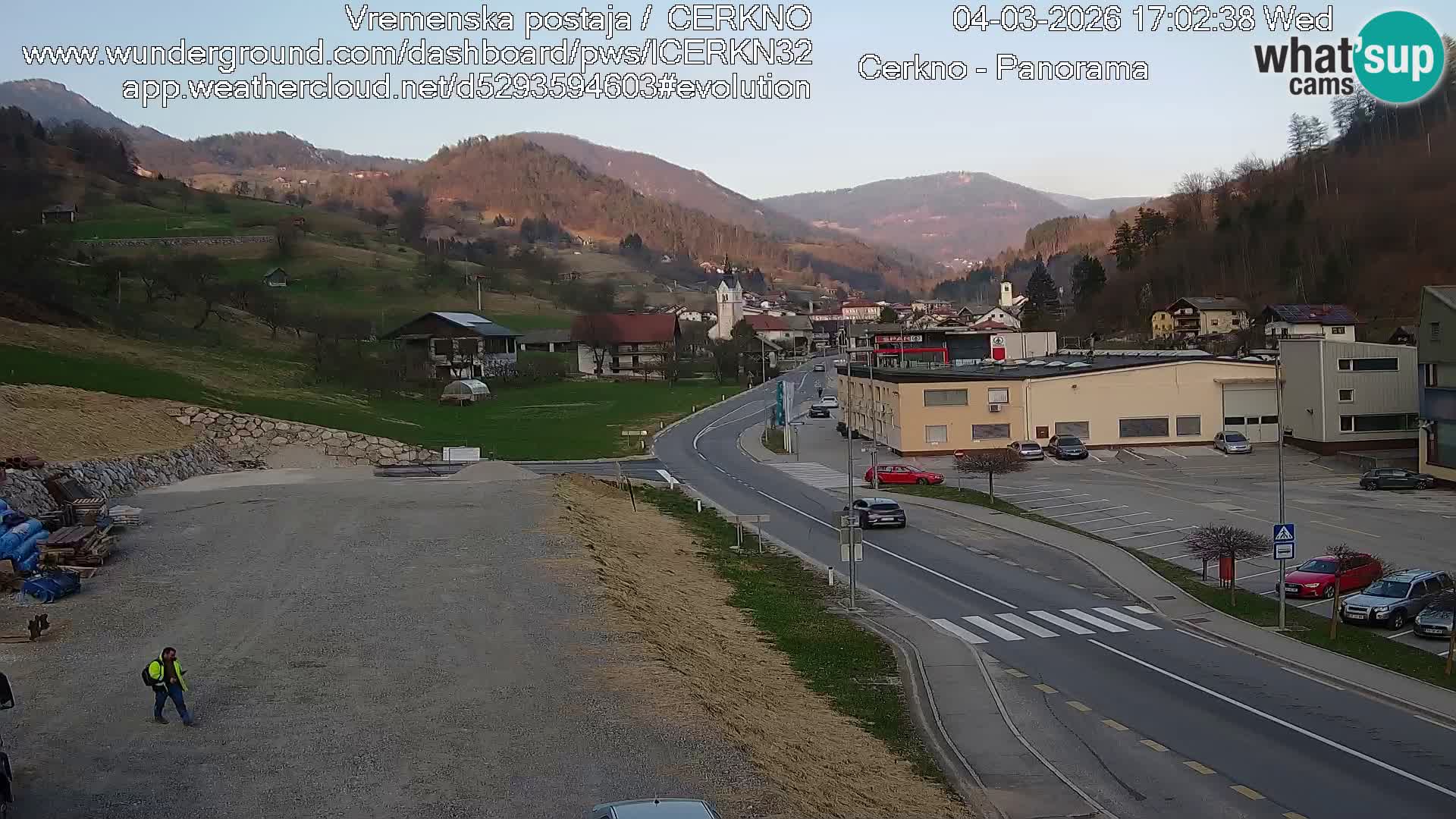 Cerkno Stadteingang Live-Webcam
