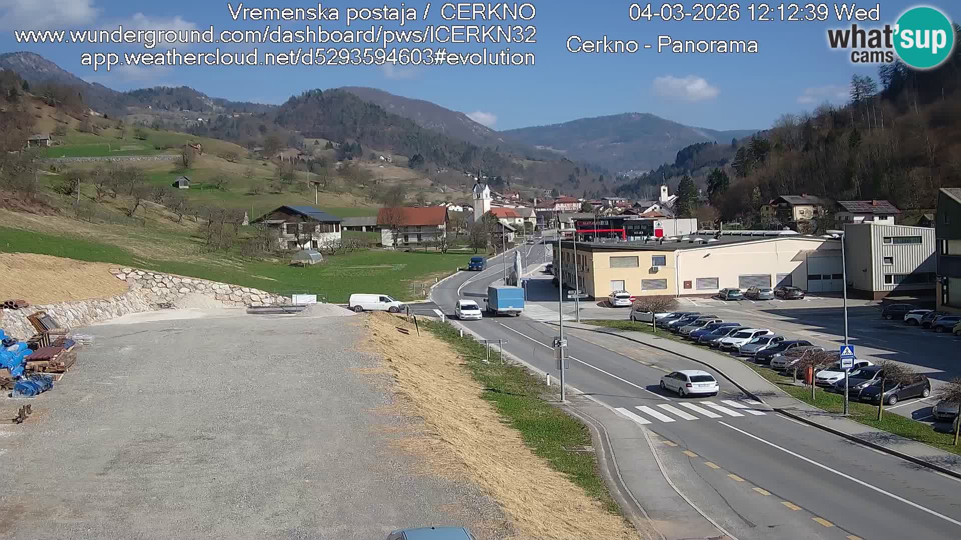 Cerkno Stadteingang Live-Webcam