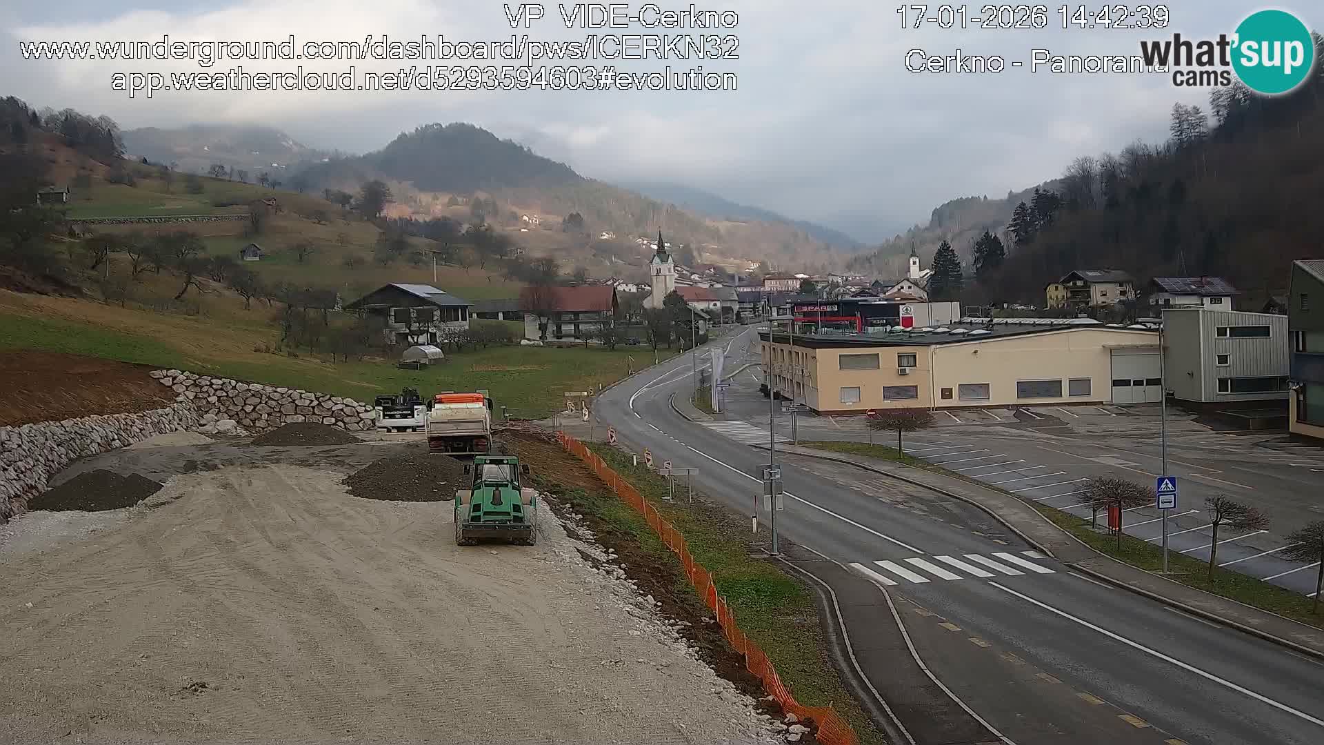 Cerkno ulaz u grad – Kamera uživo