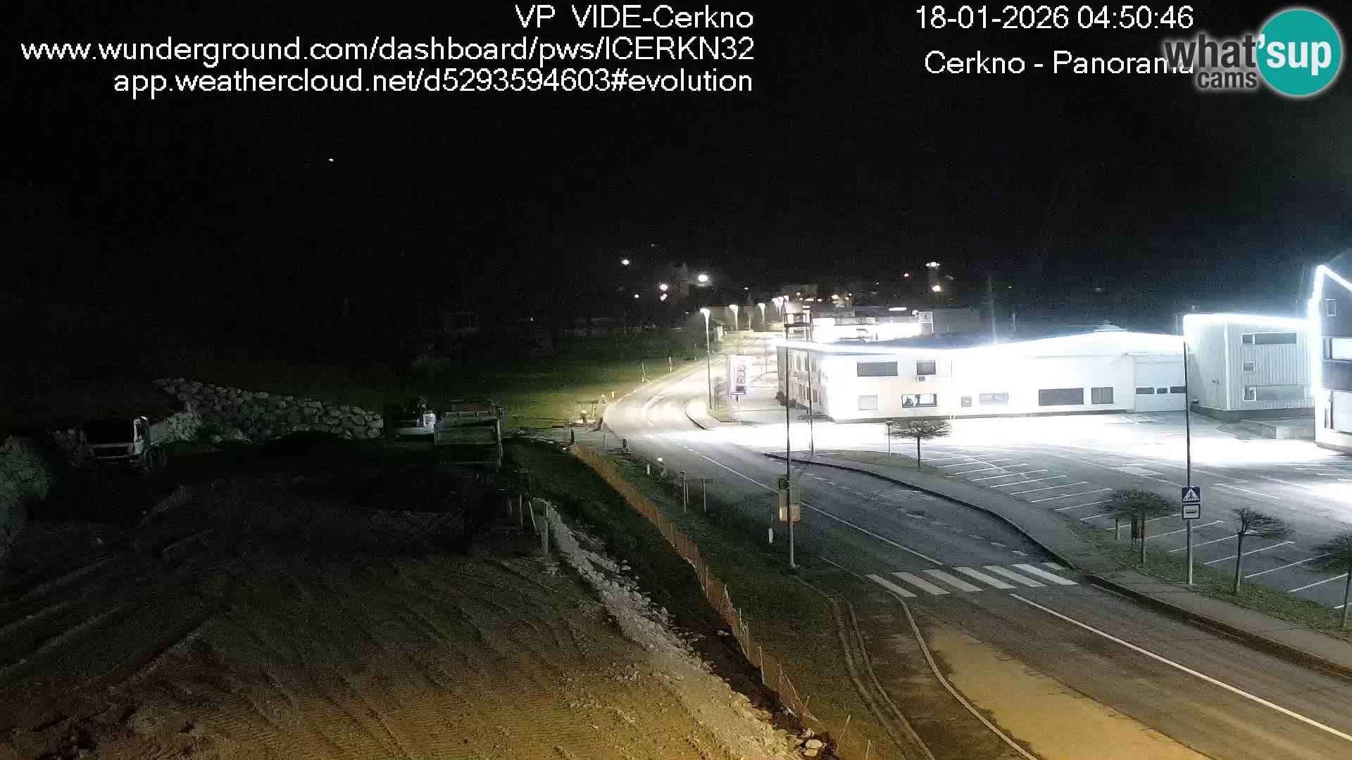 Cerkno city entrance Live Webcam