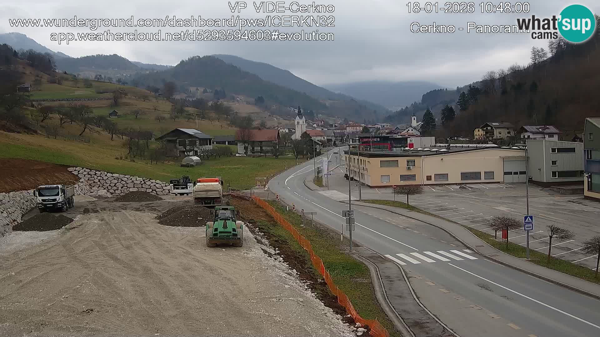 Webcam Ingresso Città di Cerkno