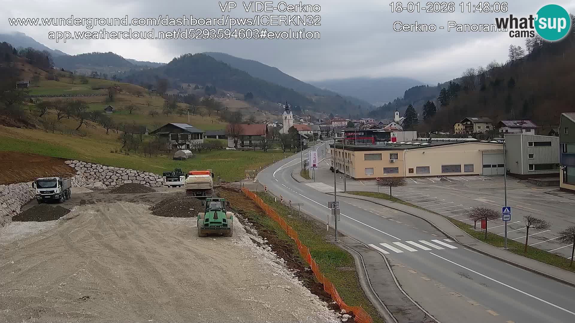 Webcam Ingresso Città di Cerkno