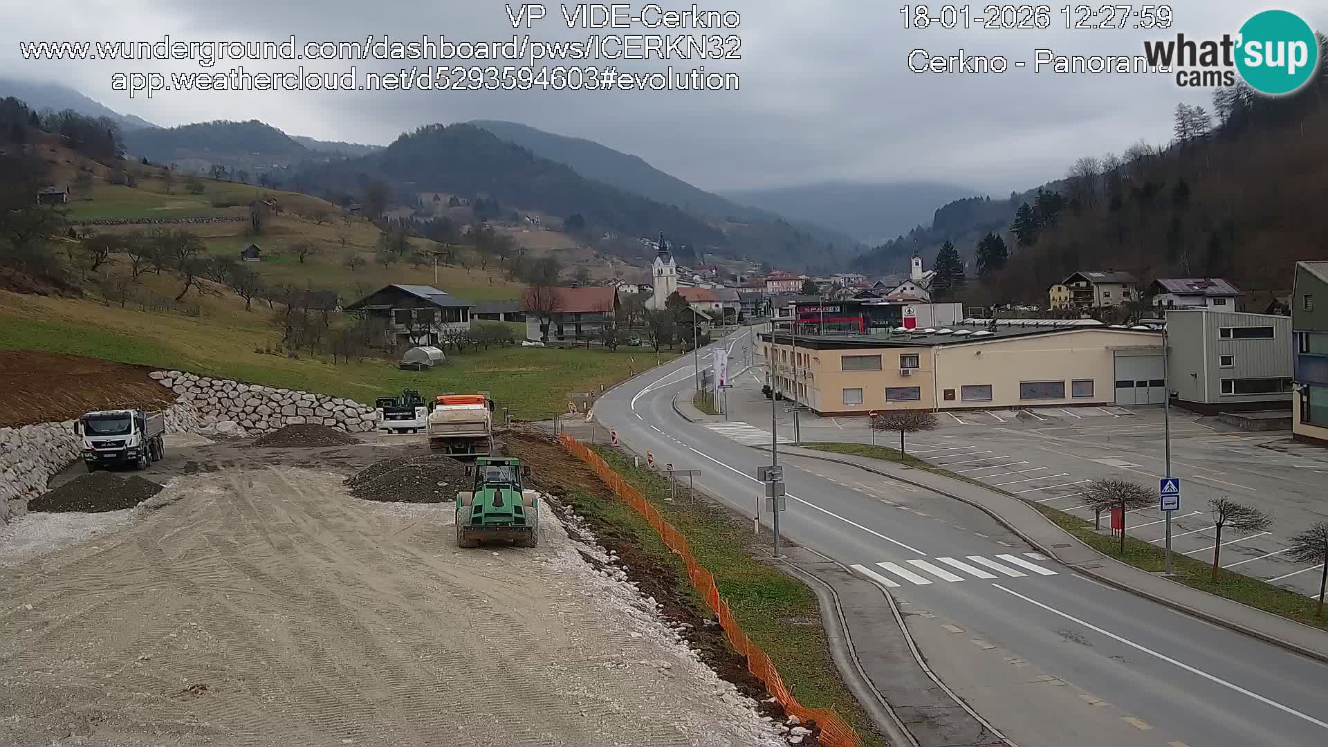 Webcam Ingresso Città di Cerkno