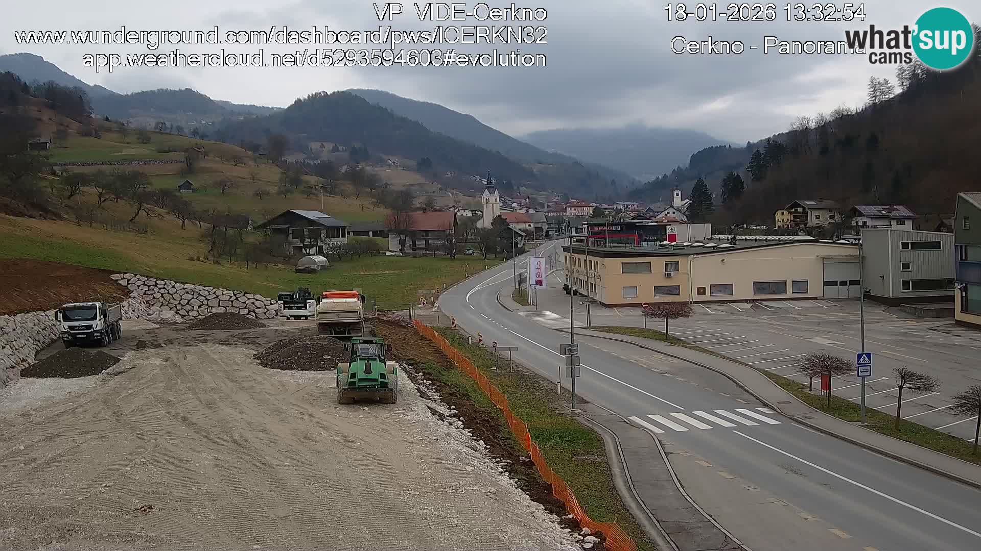 Webcam Ingresso Città di Cerkno