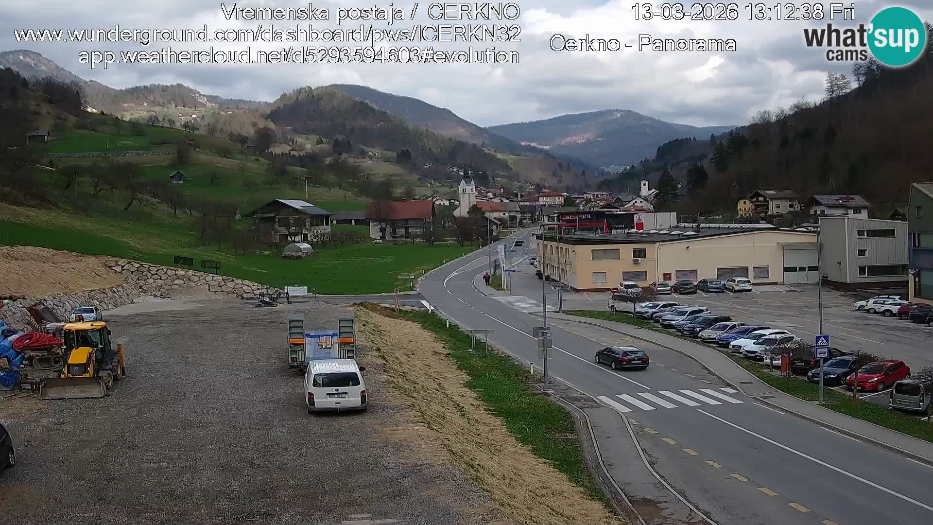 Cerkno Stadteingang Live-Webcam