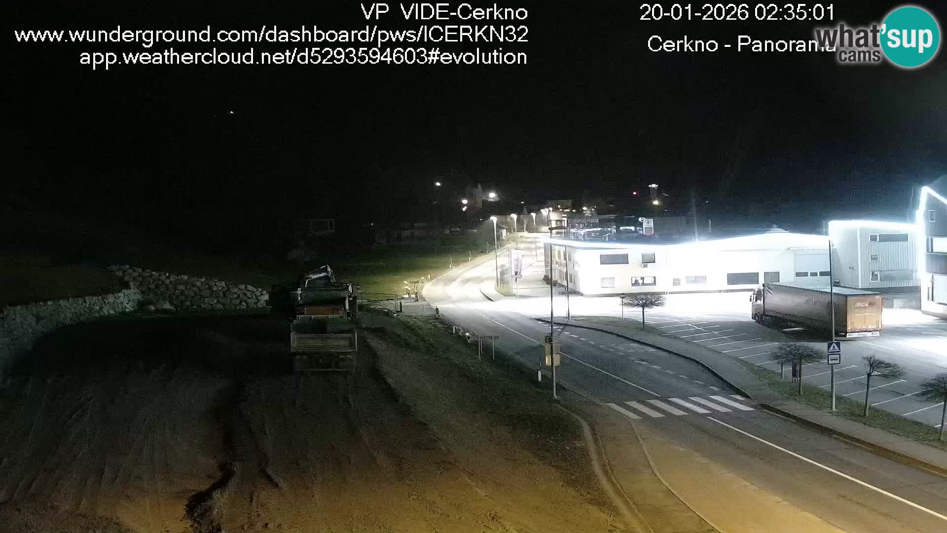 Cerkno city entrance Live Webcam