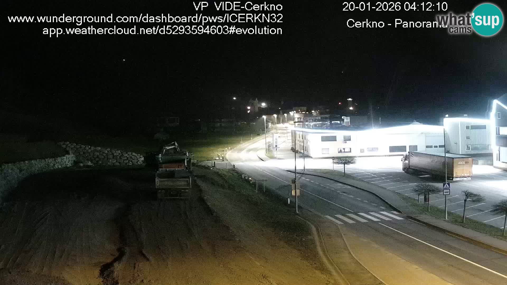Cerkno city entrance Live Webcam