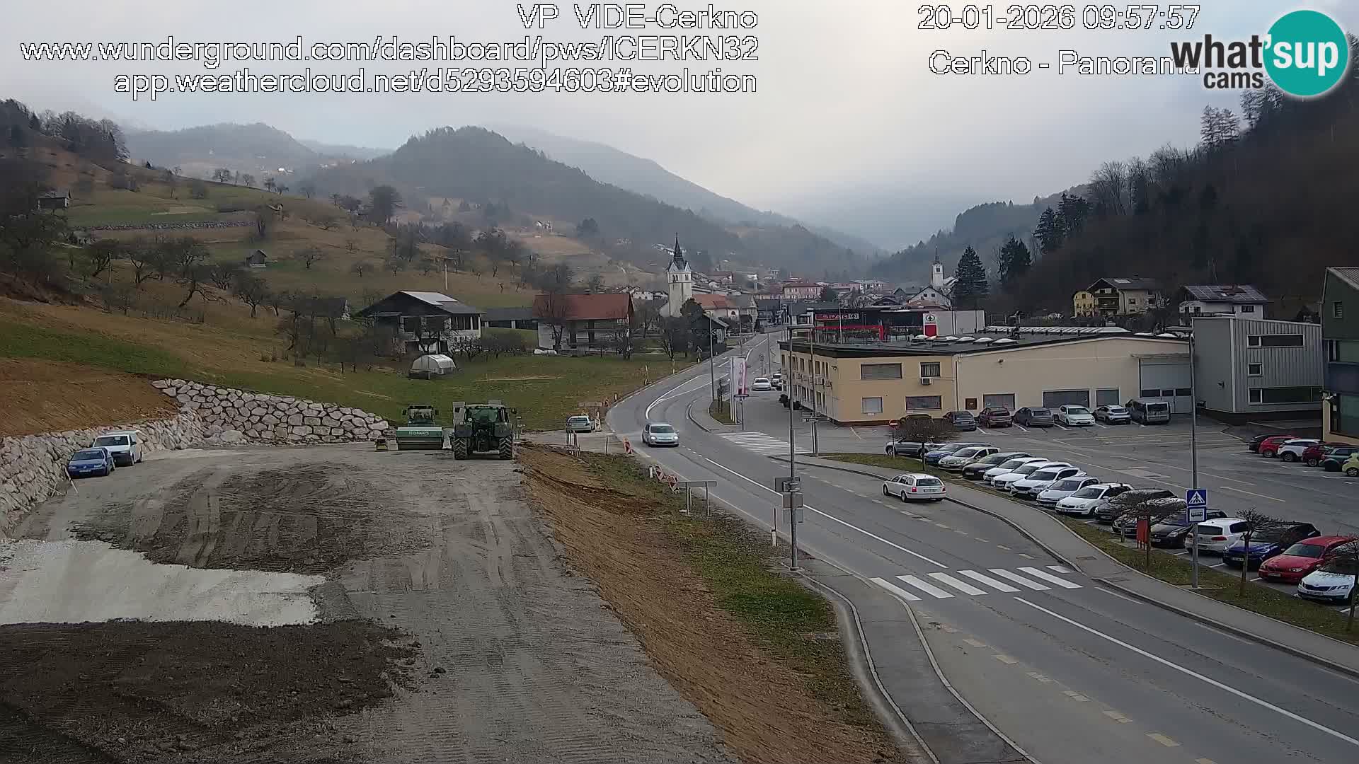 Webcam Ingresso Città di Cerkno