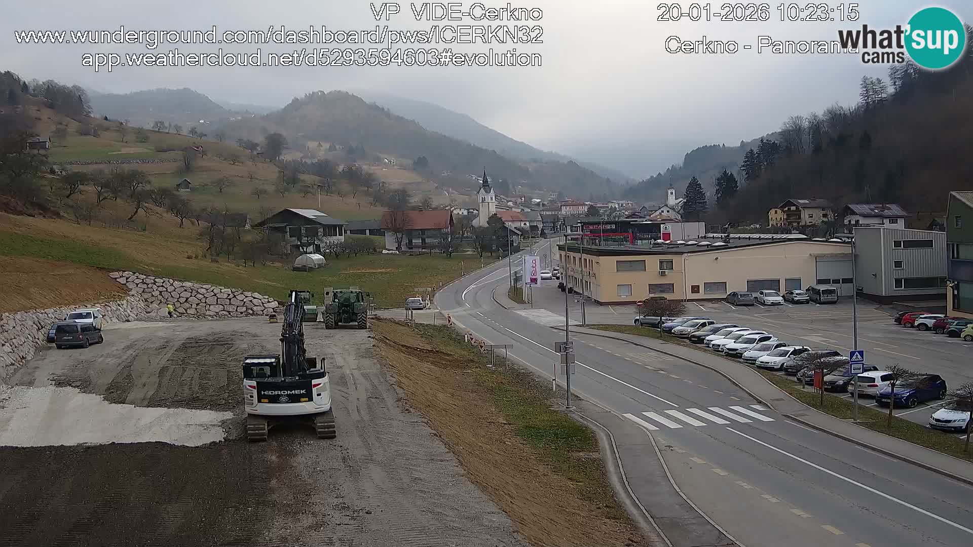 Cerkno ulaz u grad – Kamera uživo