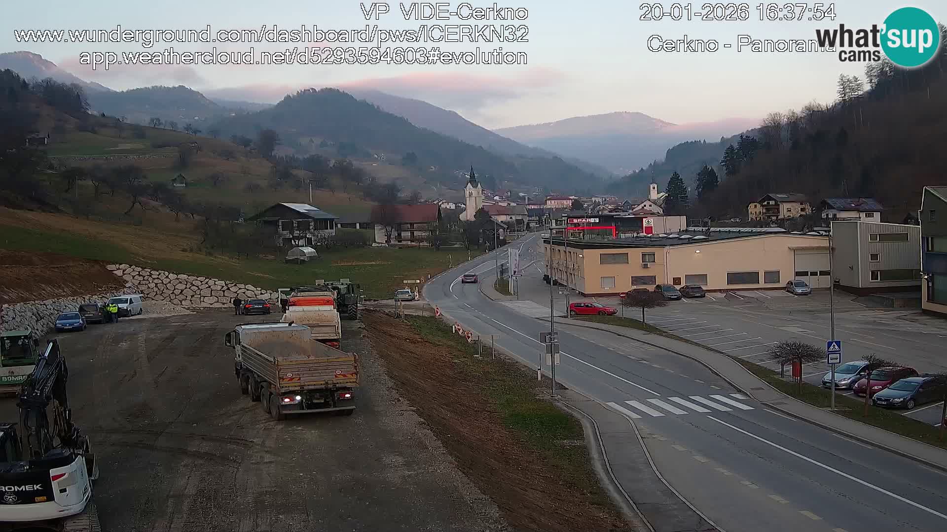 Webcam Ingresso Città di Cerkno