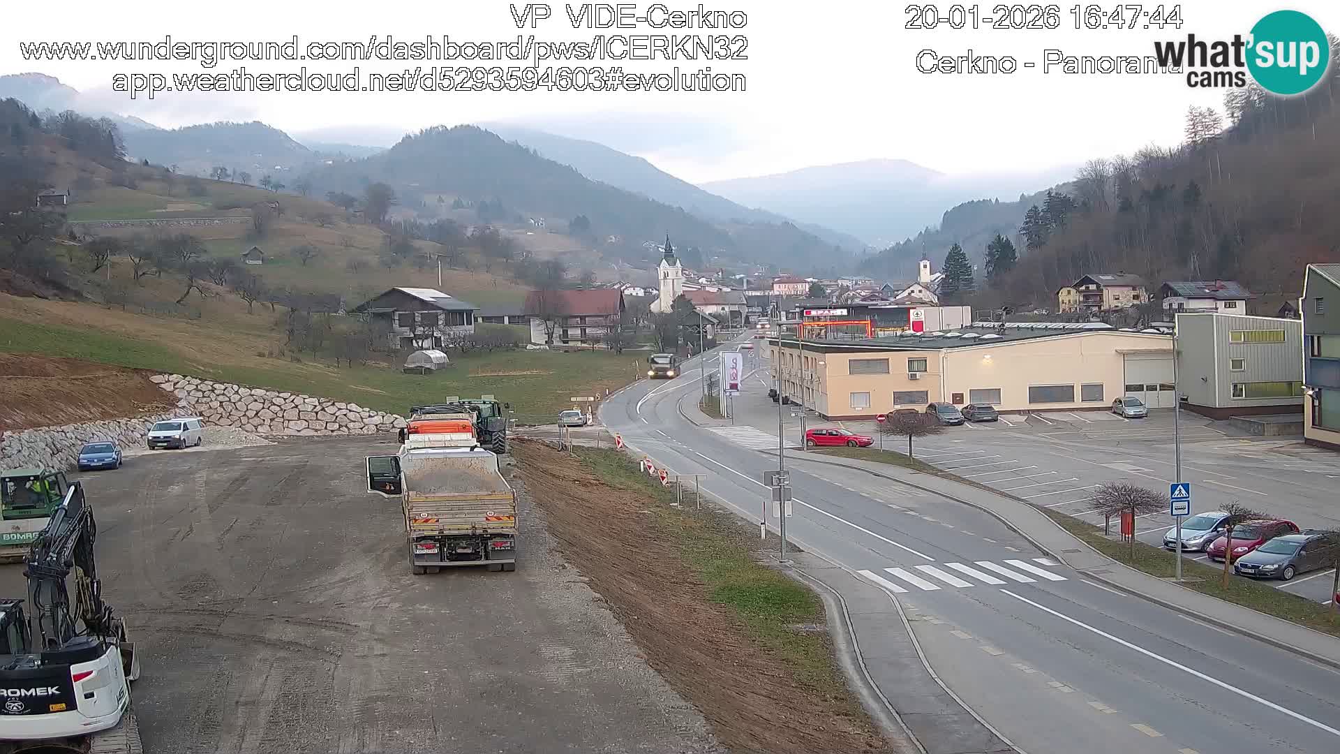 Cerkno Stadteingang Live-Webcam