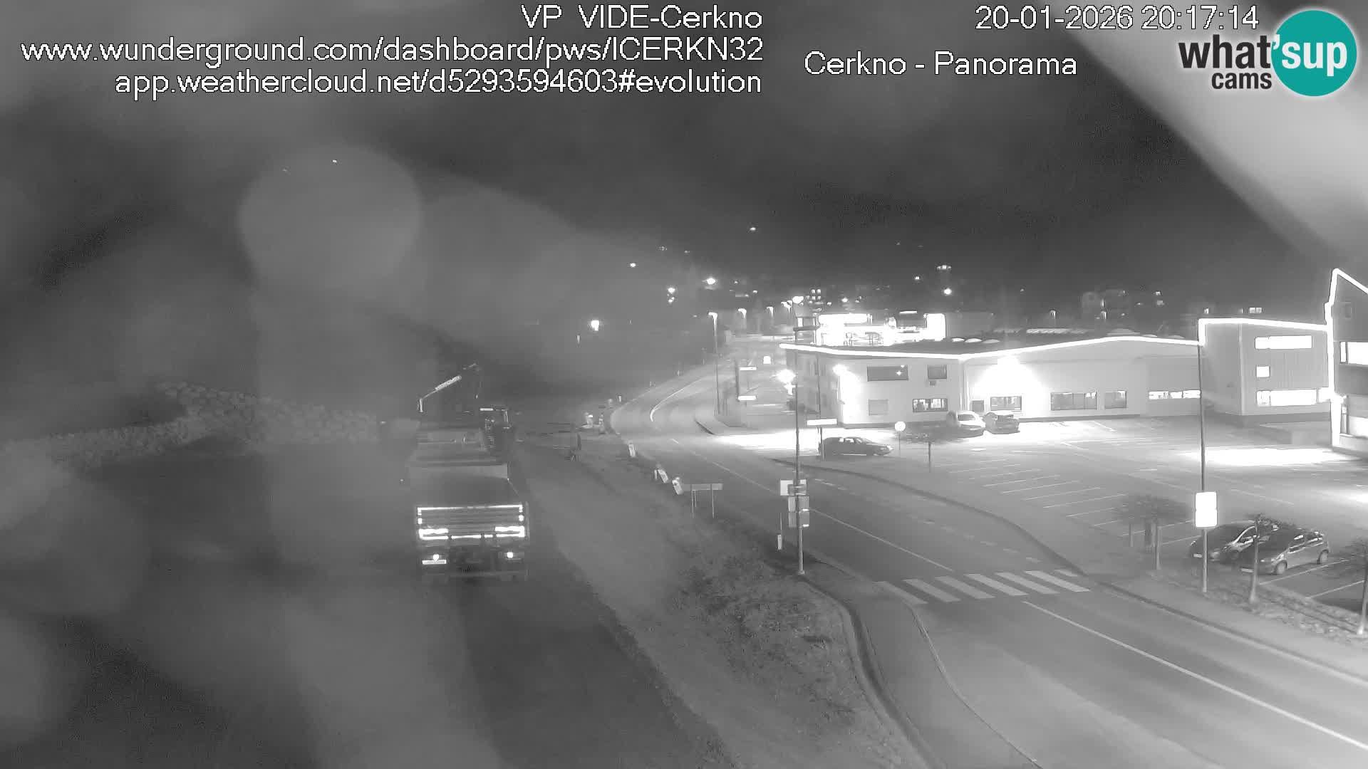 Webcam en direct – Entrée de la ville de Cerkno