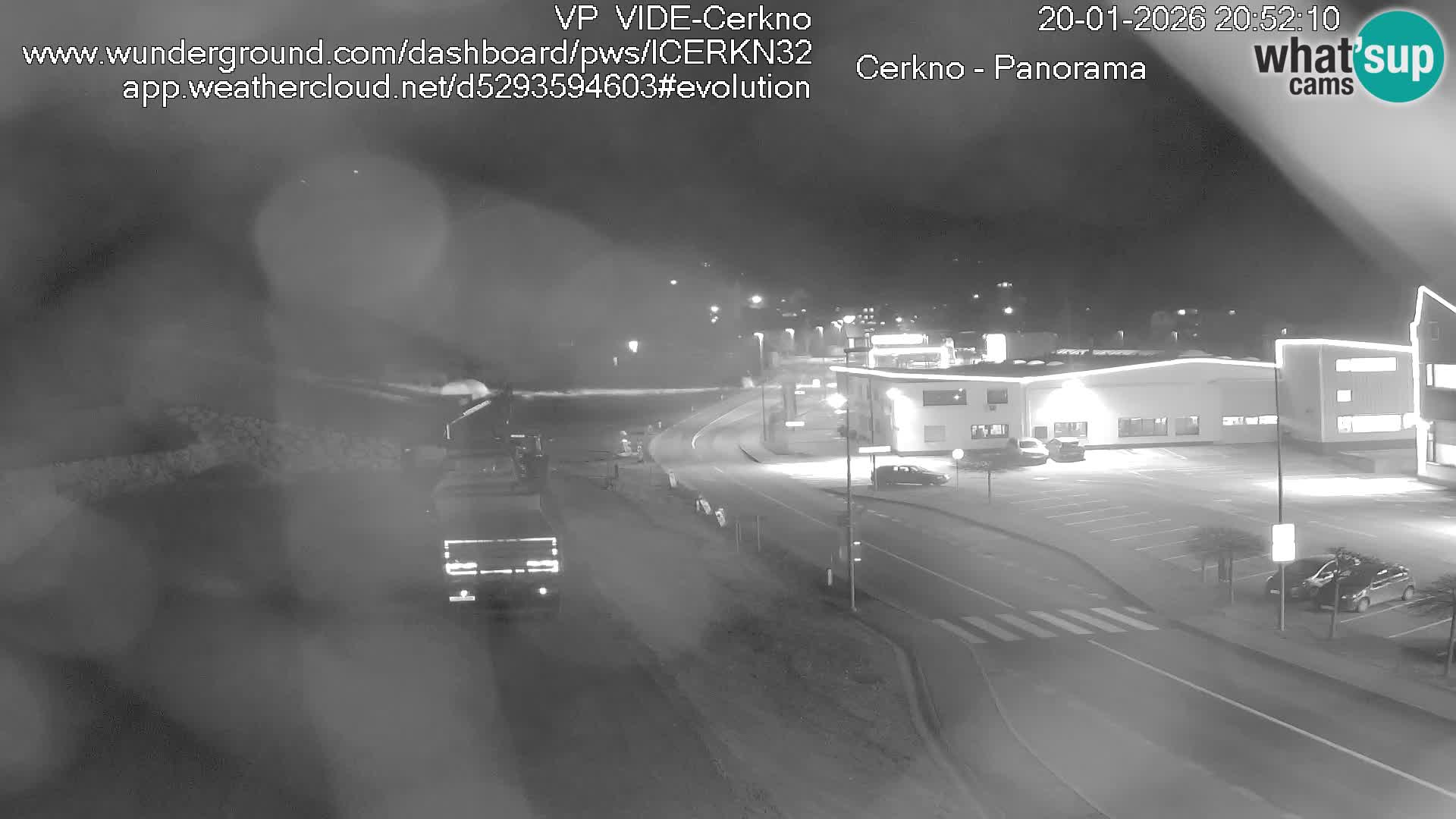 Cerkno city entrance Live Webcam