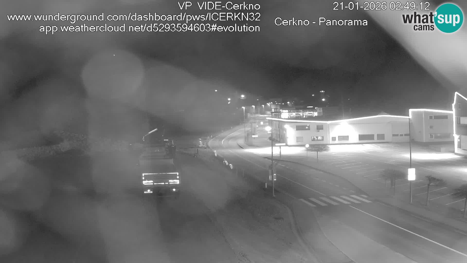 Cerkno city entrance Live Webcam