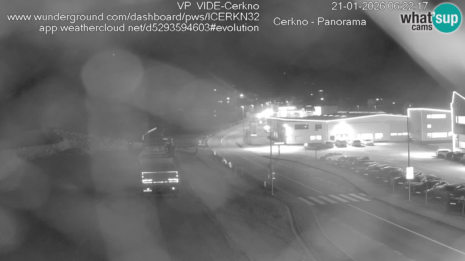 Cerkno entrada a la ciudad Webcam en vivo