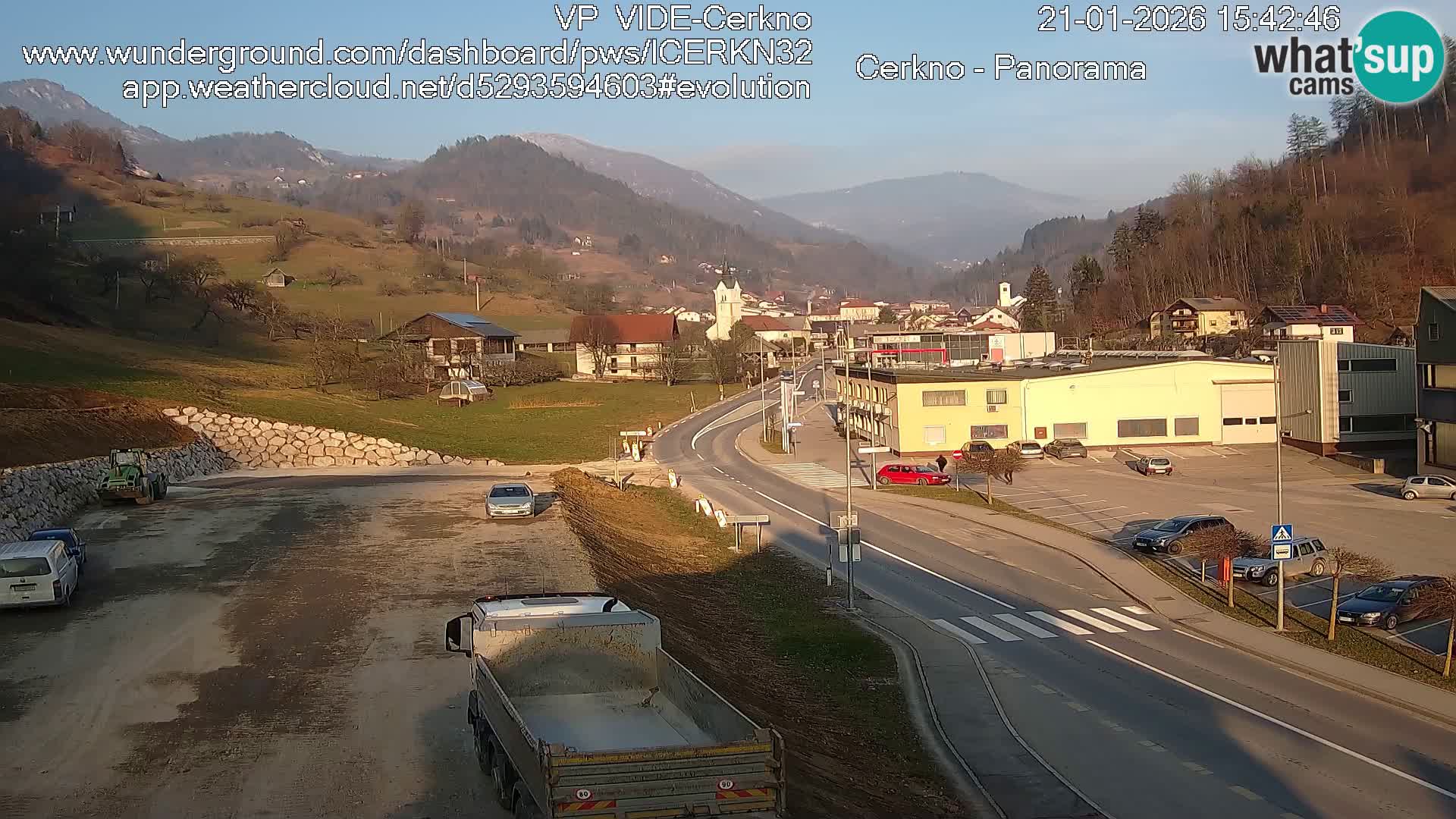 Cerkno Stadteingang Live-Webcam
