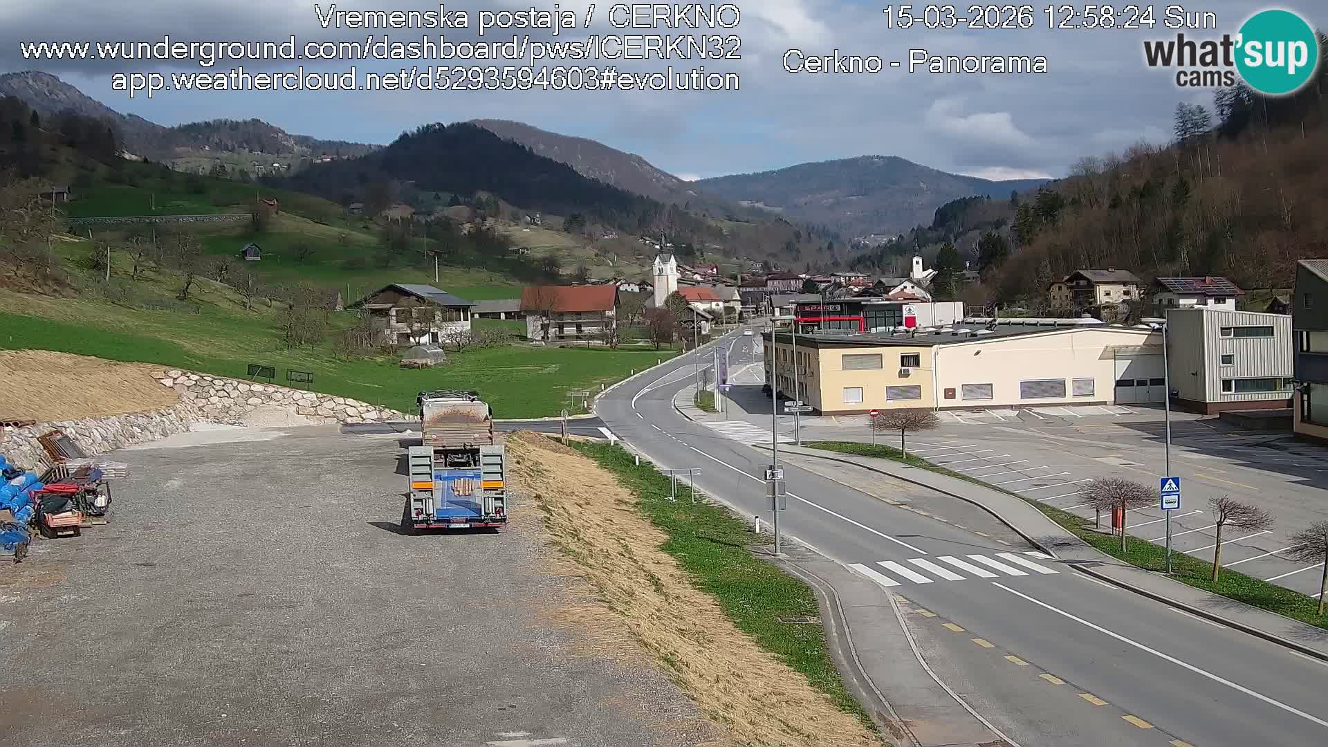 Cerkno Stadteingang Live-Webcam
