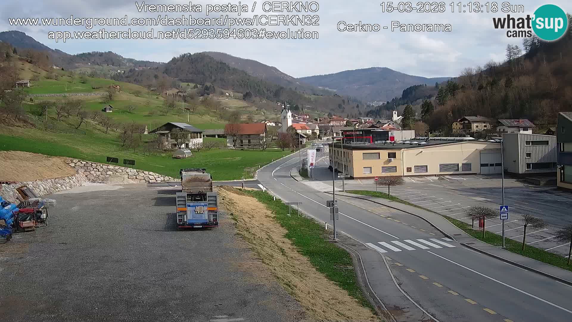 Cerkno Stadteingang Live-Webcam
