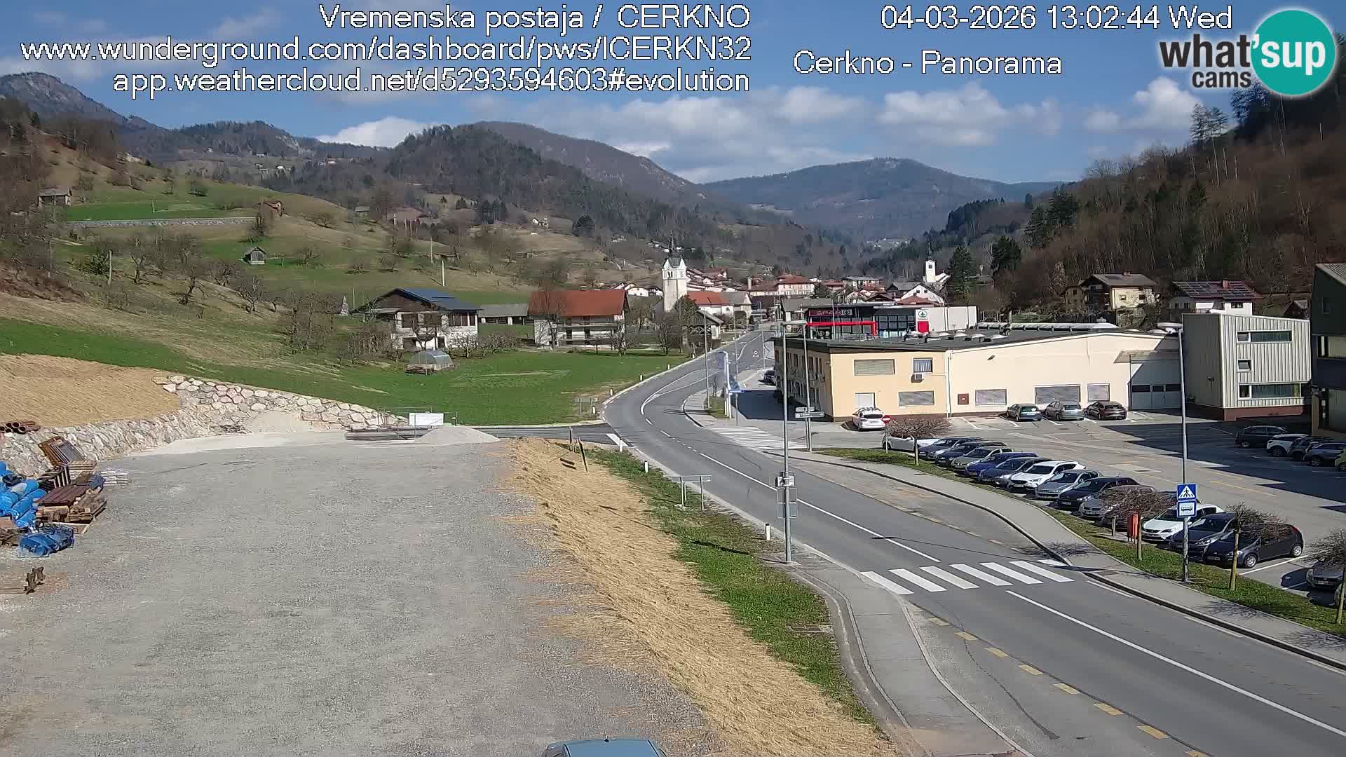 Cerkno Stadteingang Live-Webcam