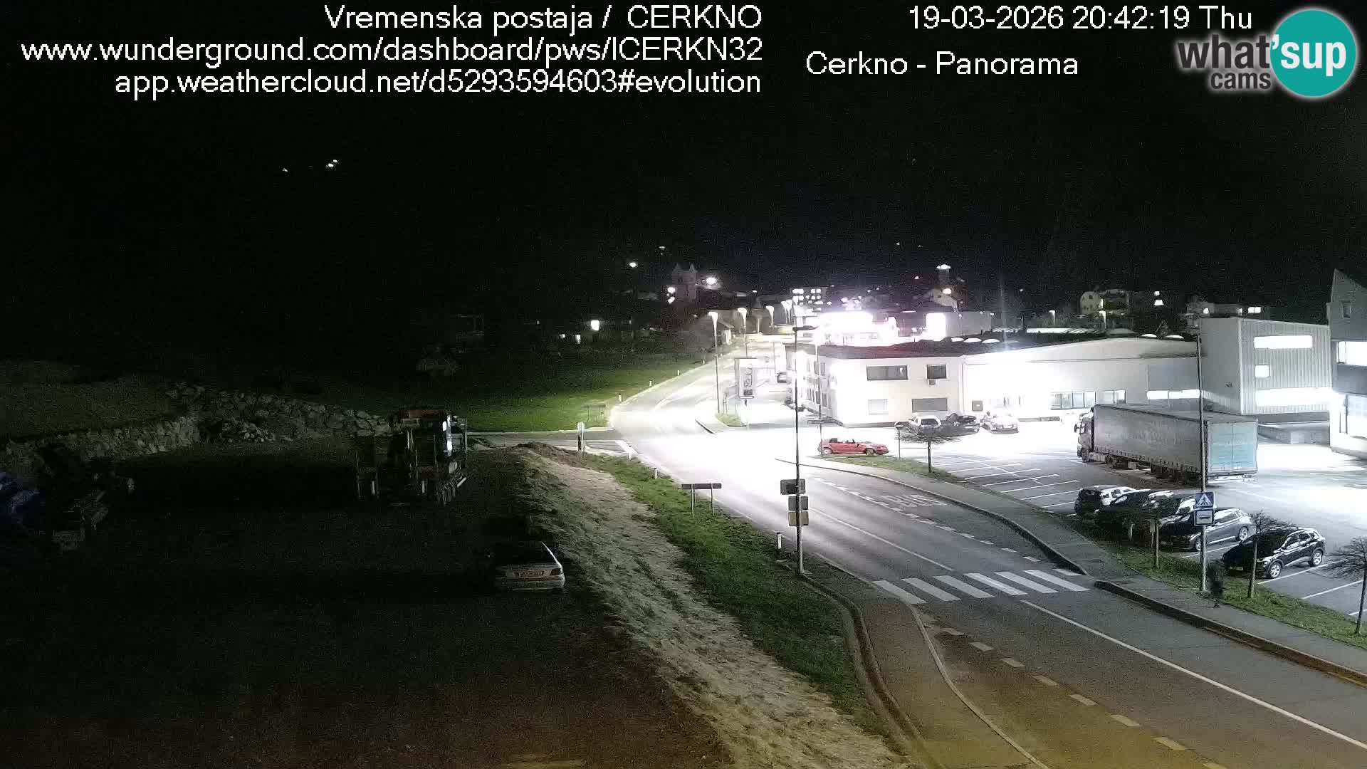 Cerkno ulaz u grad – Kamera uživo