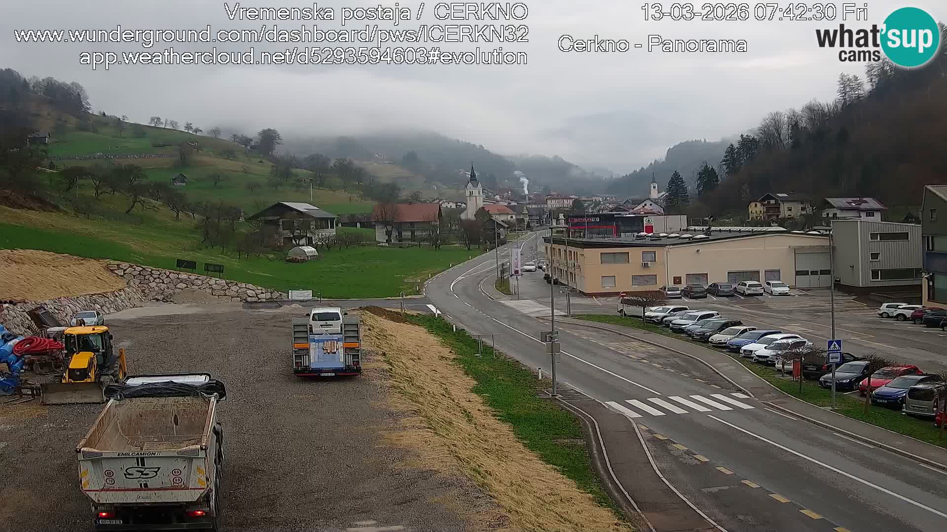 Cerkno ulaz u grad – Kamera uživo