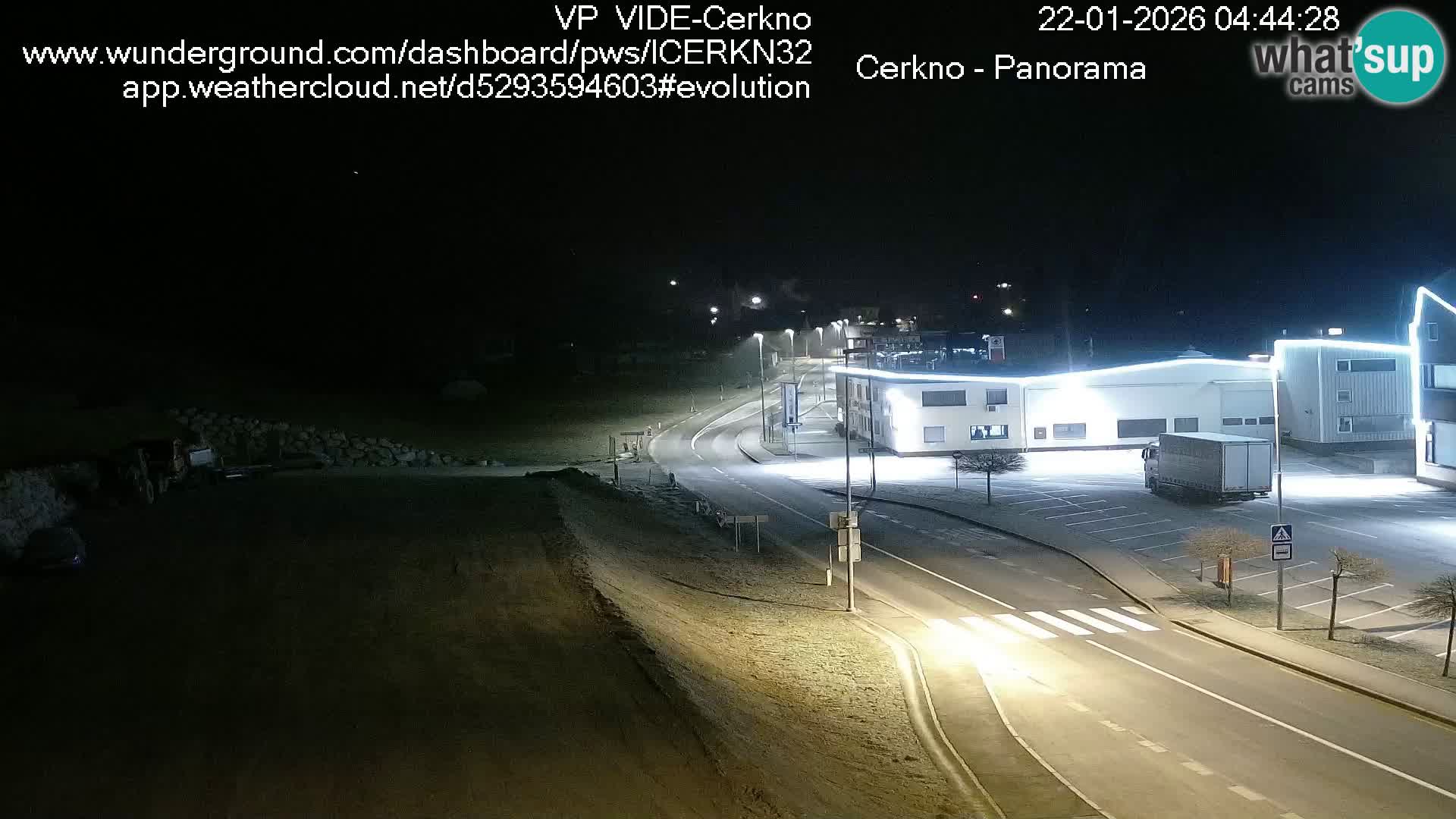 Webcam en direct – Entrée de la ville de Cerkno