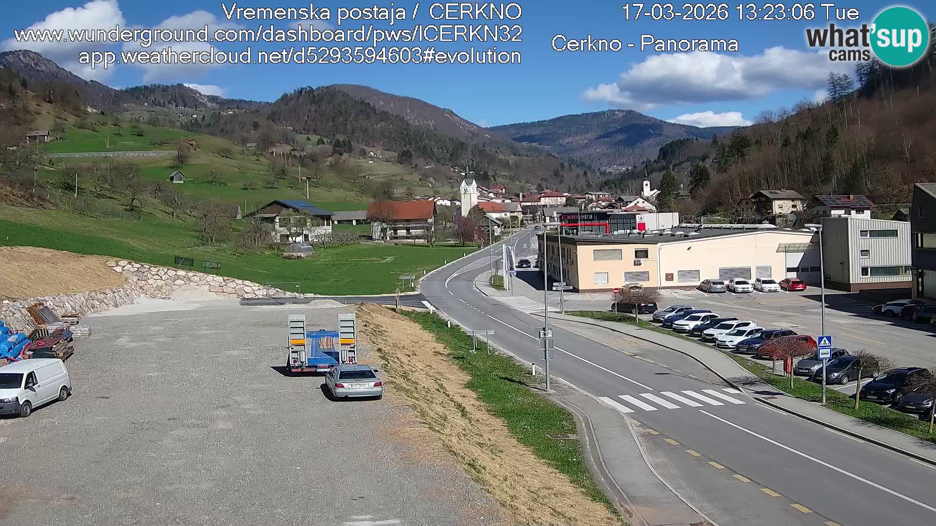 Webcam Ingresso Città di Cerkno