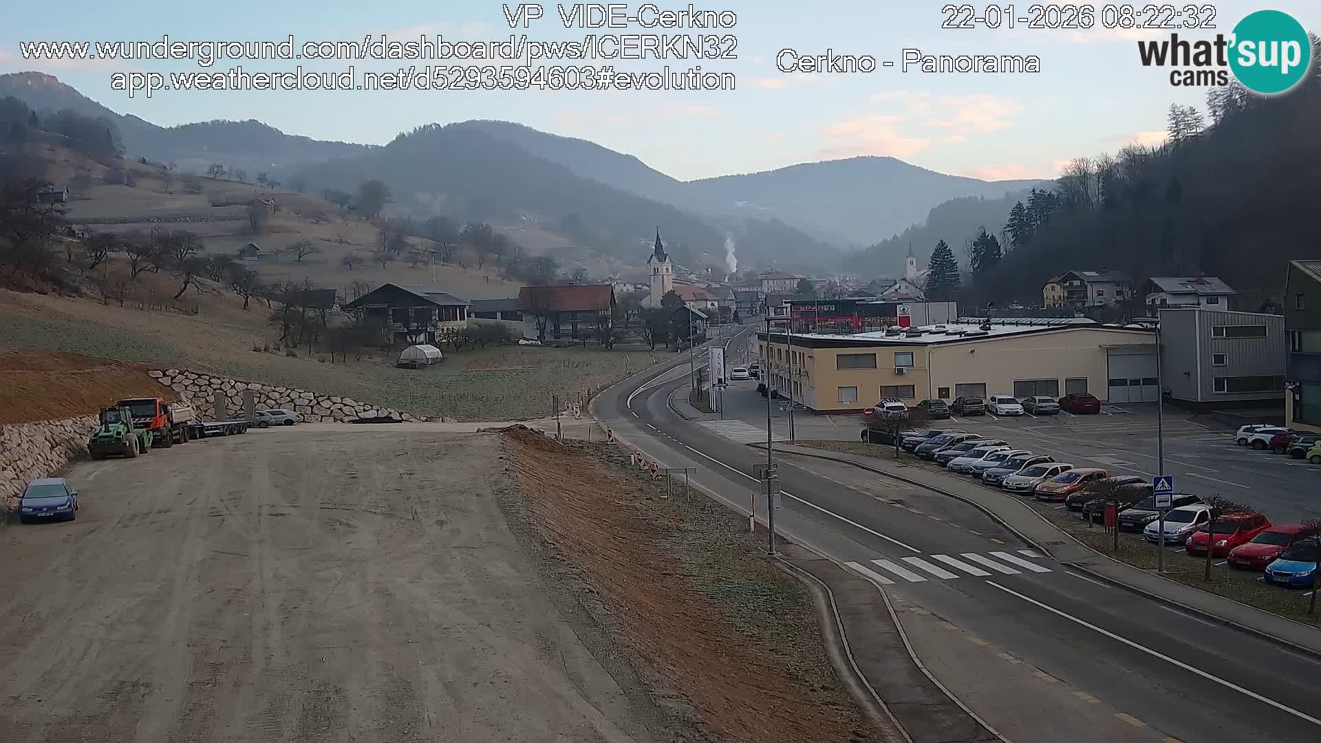 Cerkno ulaz u grad – Kamera uživo