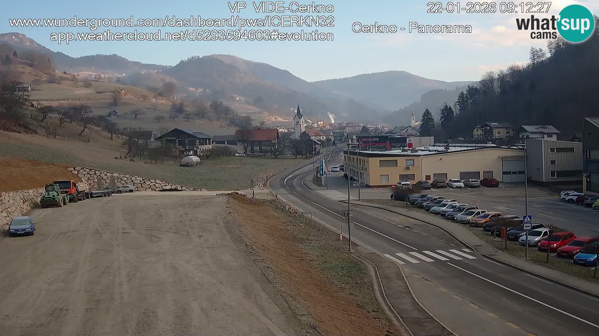 Webcam Ingresso Città di Cerkno
