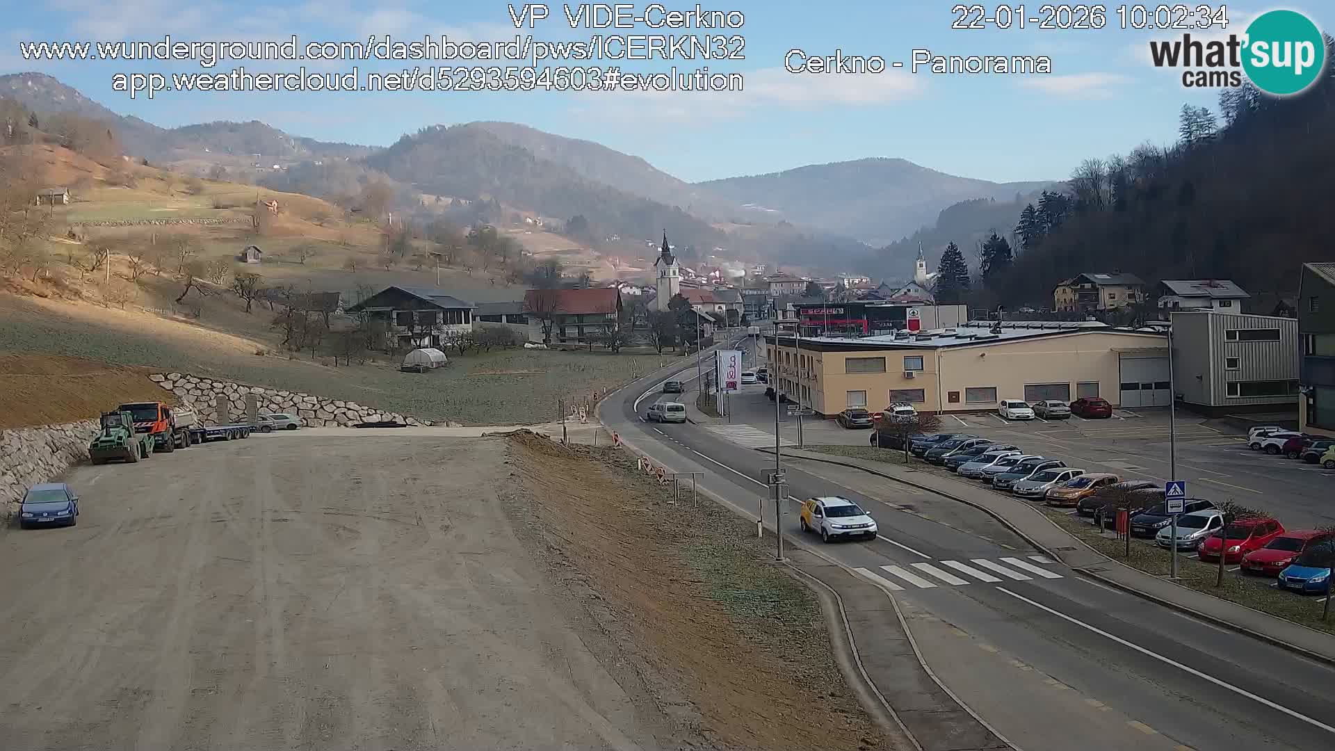 Webcam Ingresso Città di Cerkno