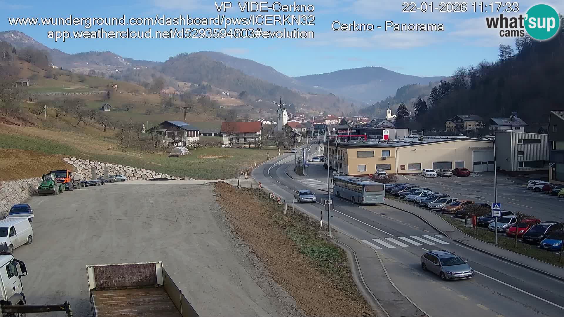 Webcam Ingresso Città di Cerkno