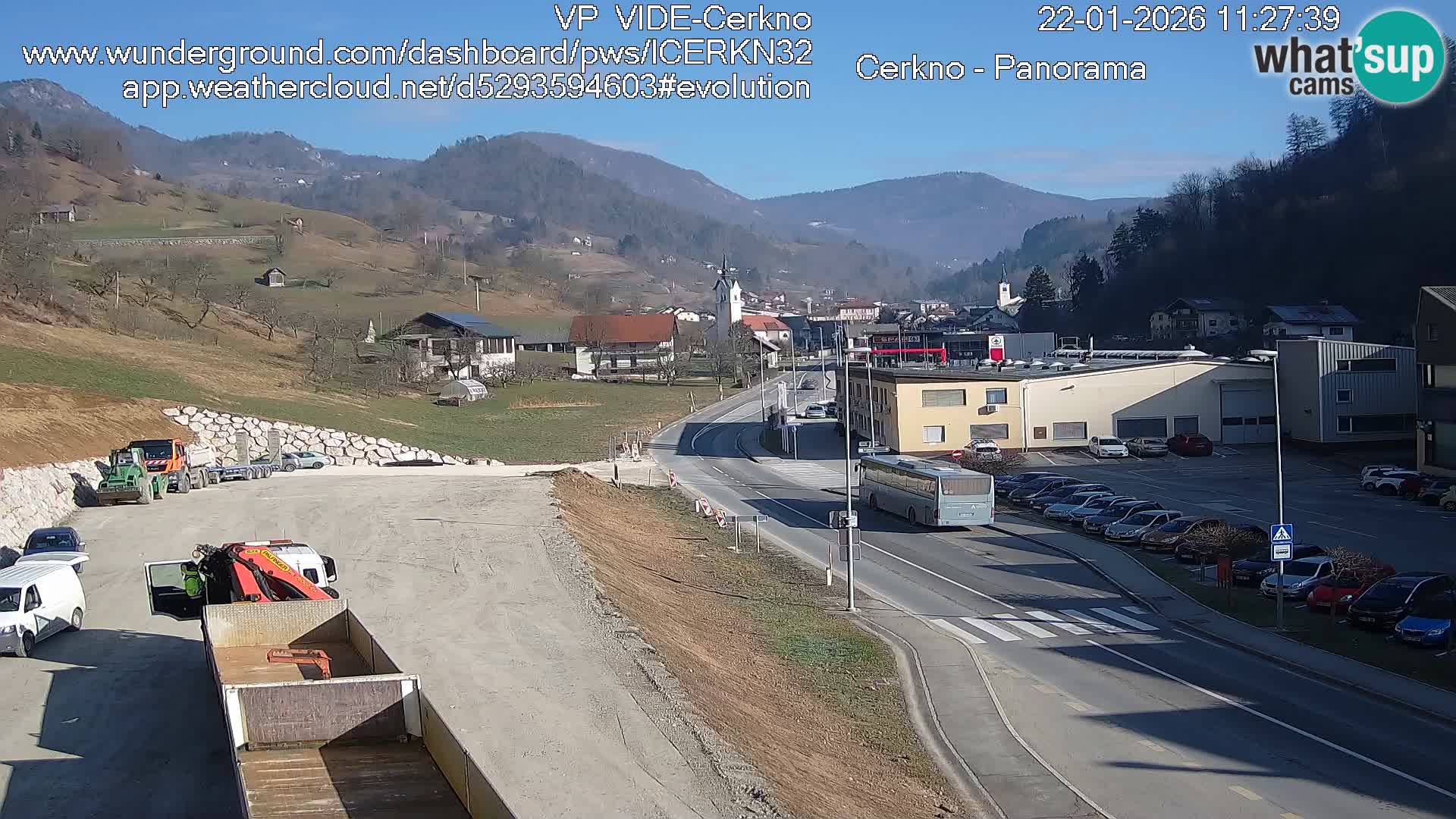 Cerkno ulaz u grad – Kamera uživo