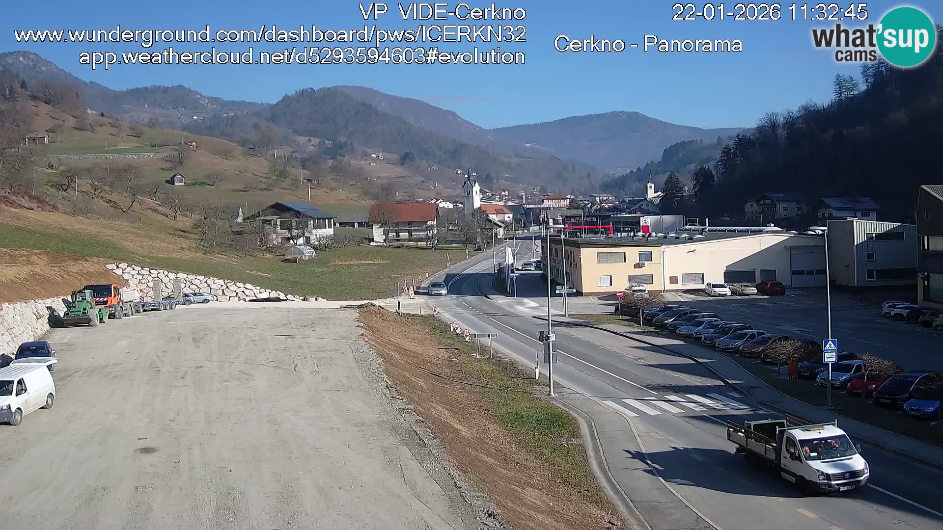 Cerkno ulaz u grad – Kamera uživo