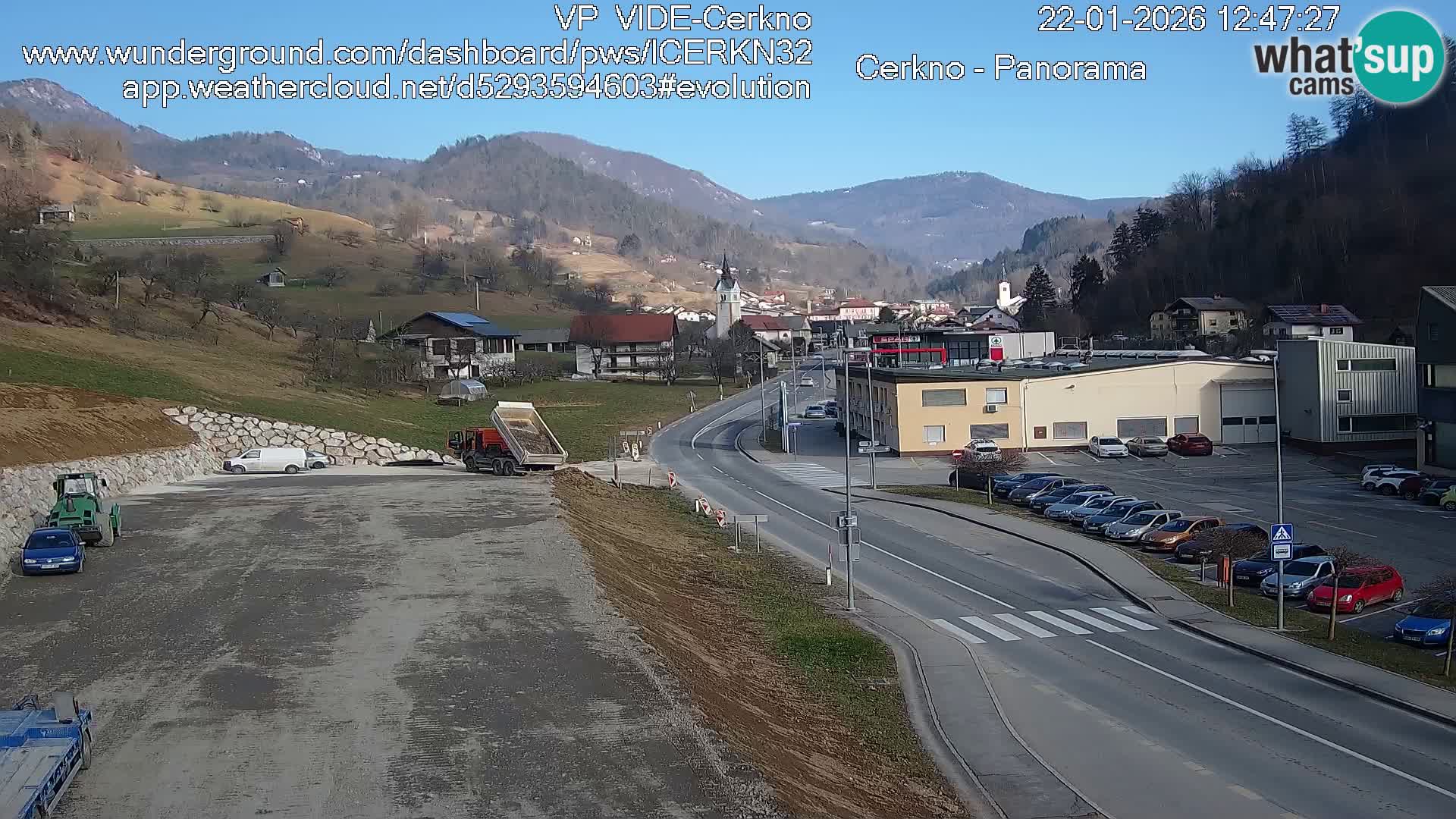 Webcam Ingresso Città di Cerkno