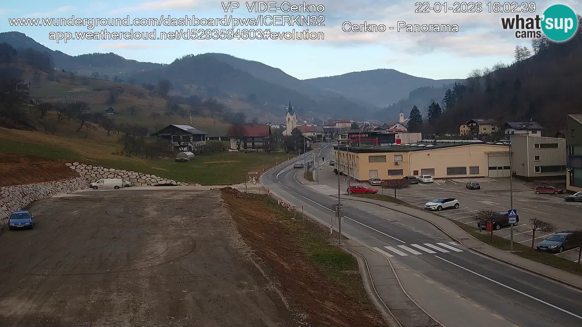 Webcam Ingresso Città di Cerkno