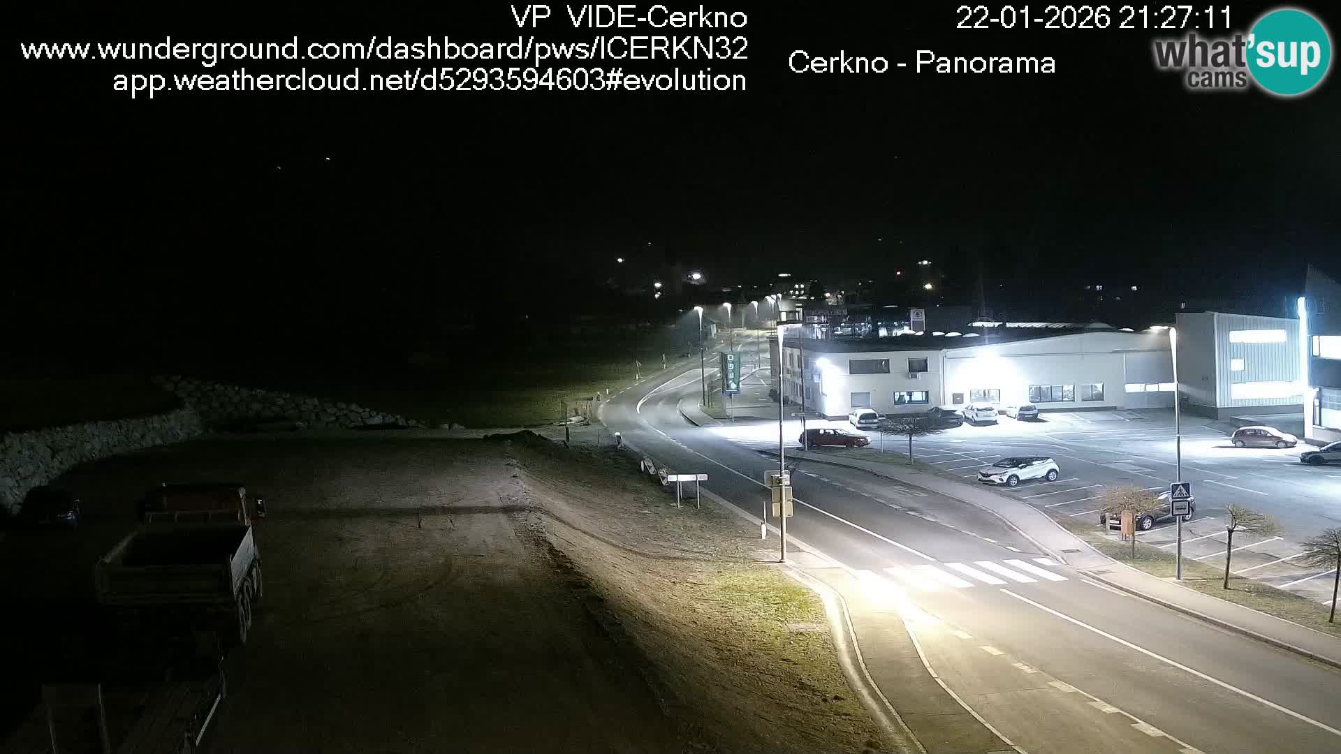 Cerkno ulaz u grad – Kamera uživo