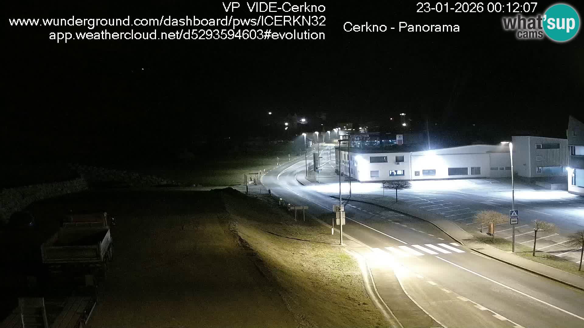 Cerkno entrada a la ciudad Webcam en vivo