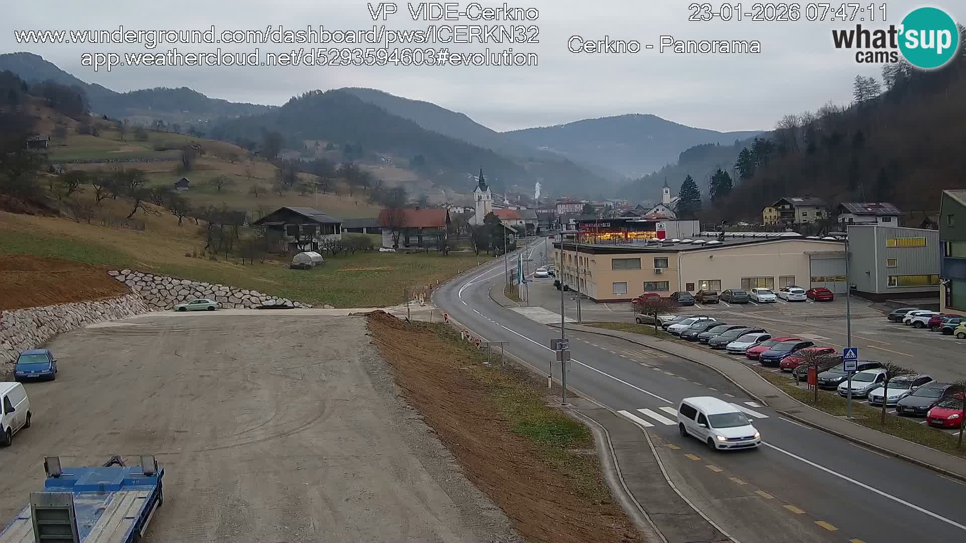 Cerkno Stadteingang Live-Webcam