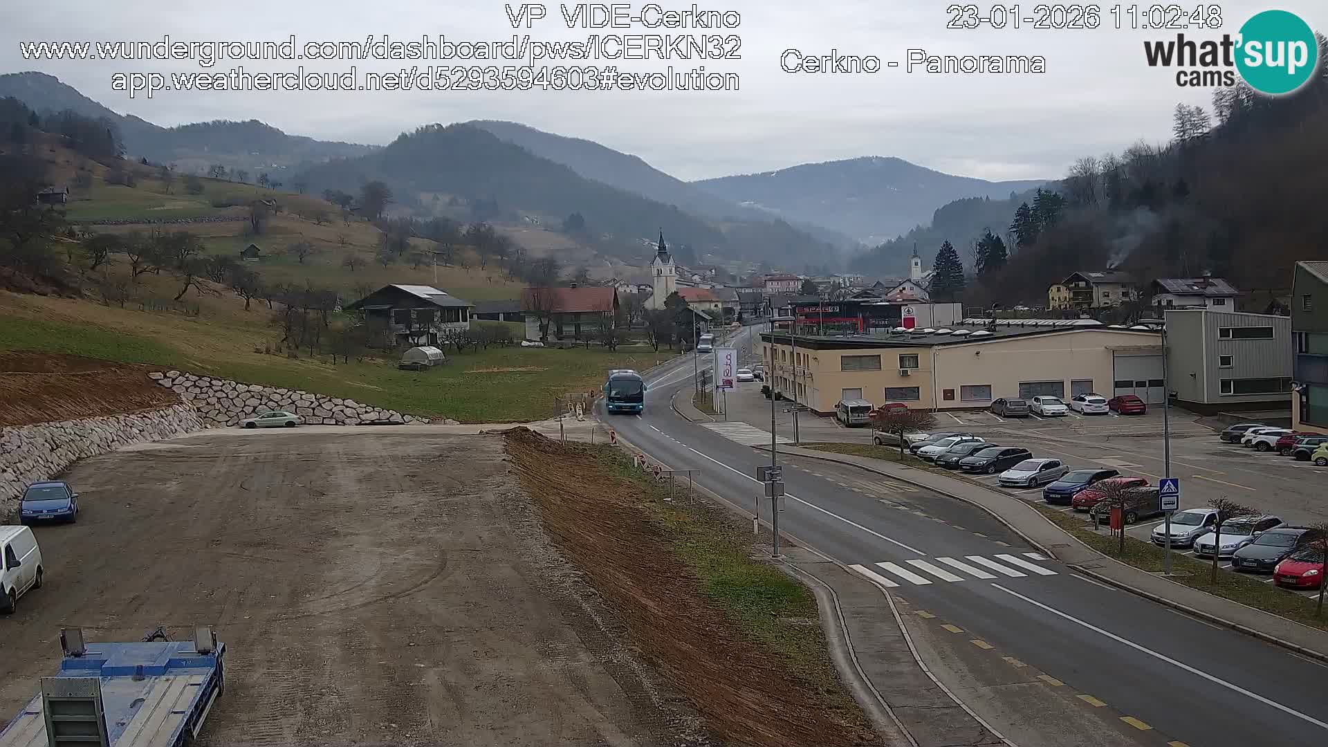 Webcam Ingresso Città di Cerkno