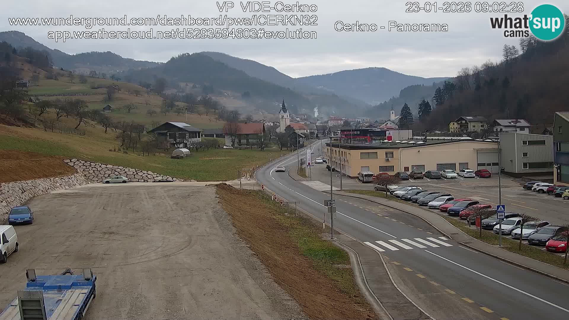 Webcam Ingresso Città di Cerkno