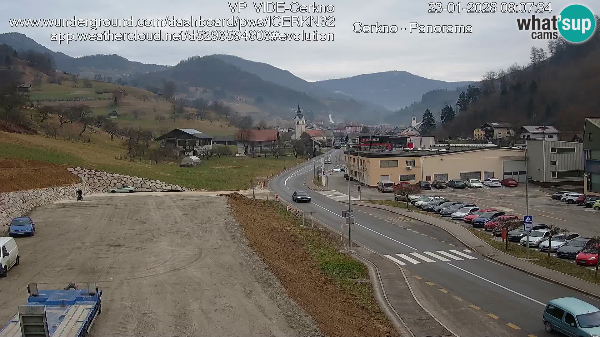 Webcam Ingresso Città di Cerkno