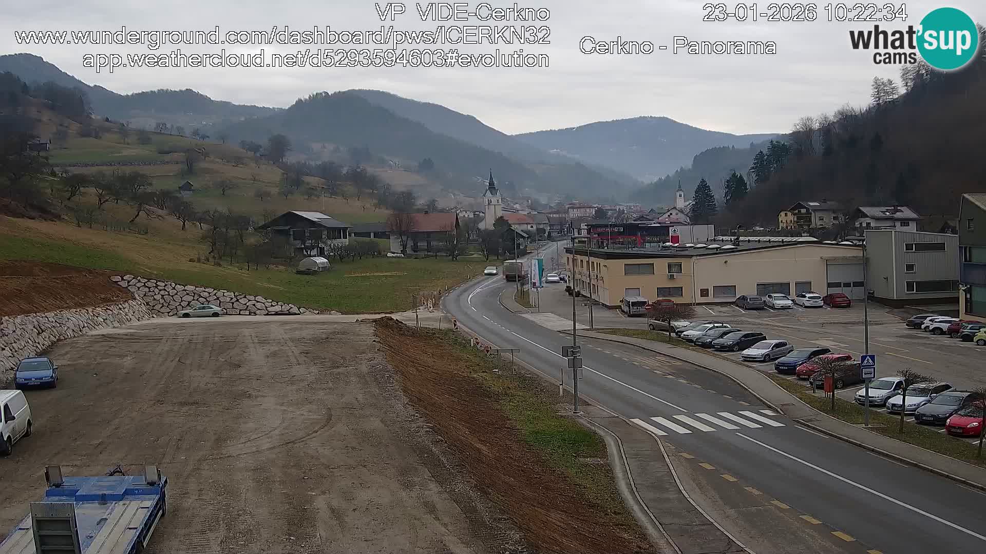 Cerkno Stadteingang Live-Webcam