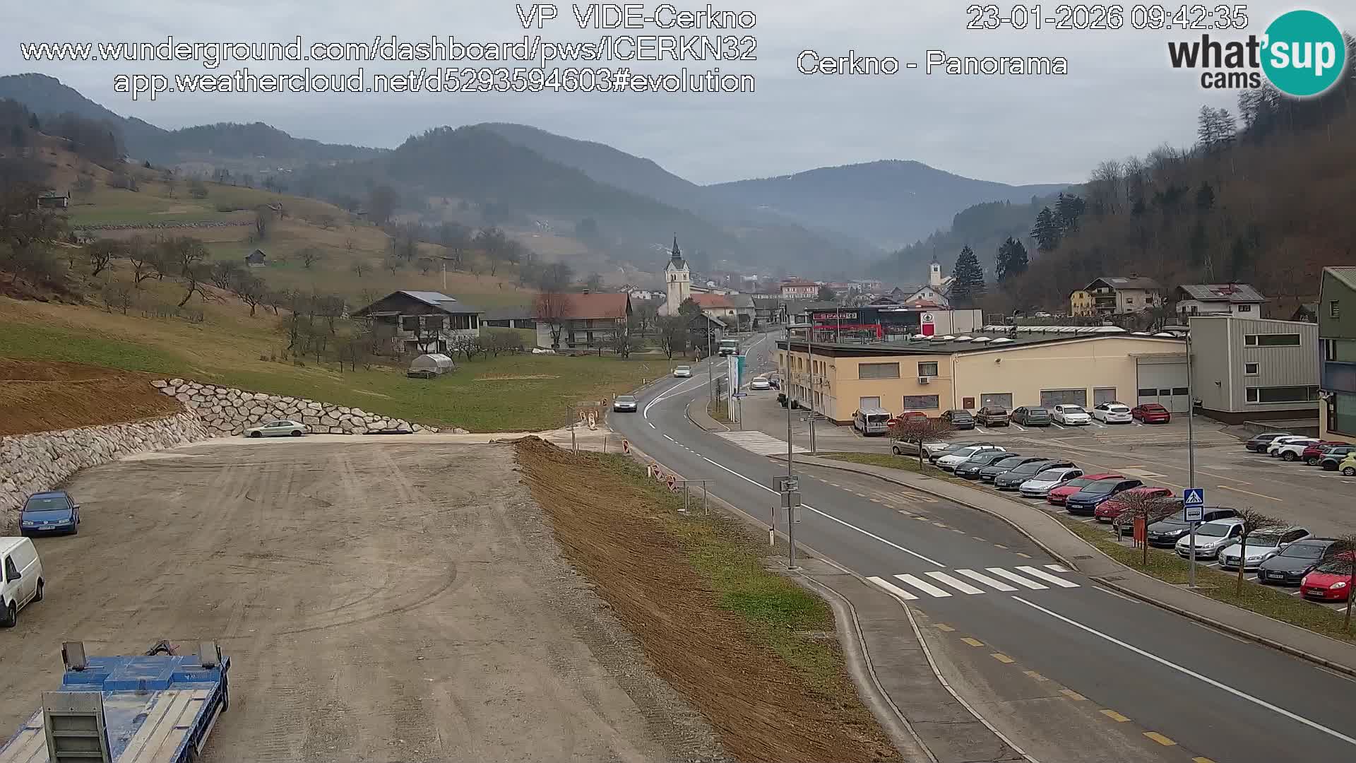Cerkno Stadteingang Live-Webcam