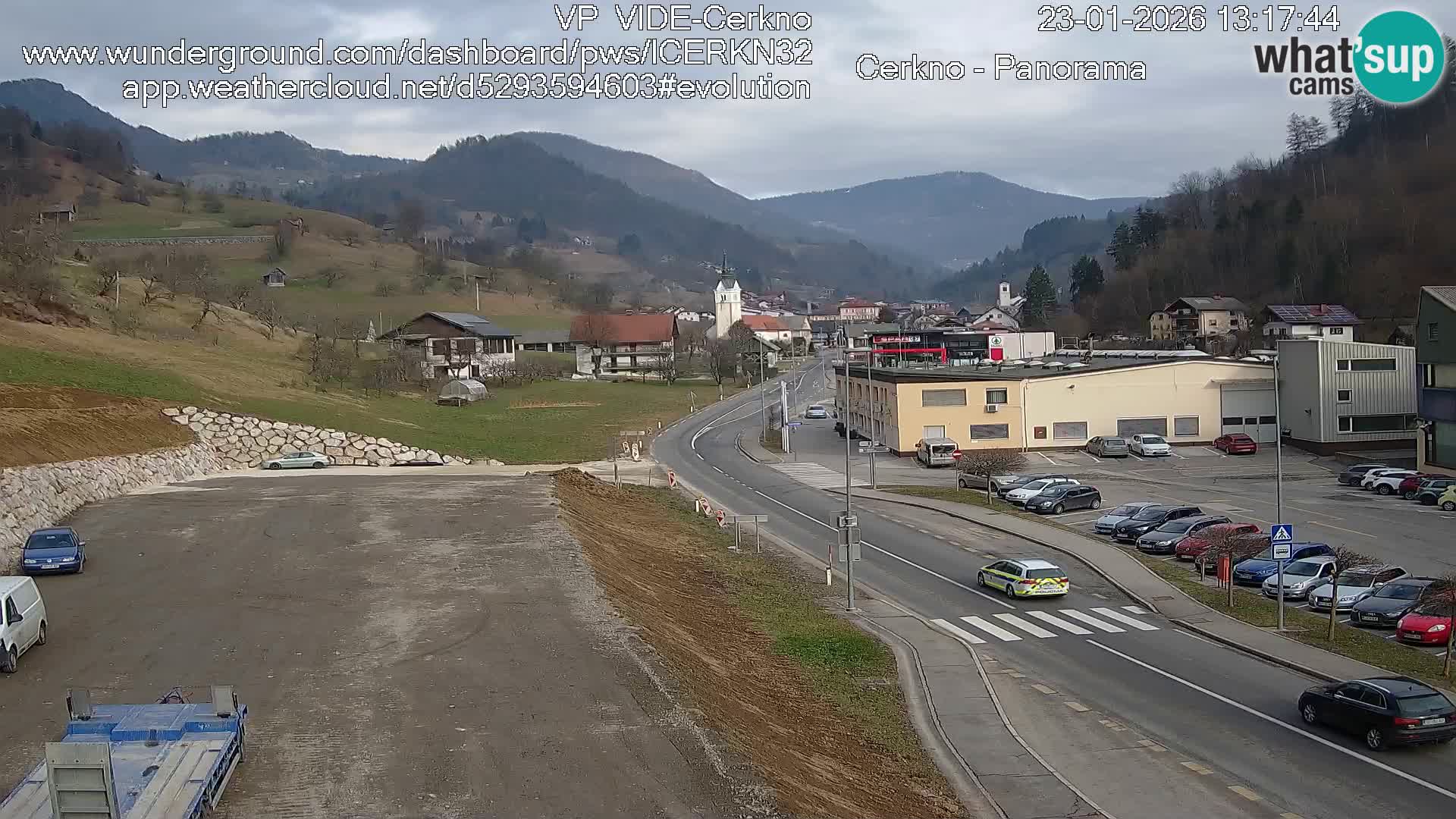 Cerkno ulaz u grad – Kamera uživo