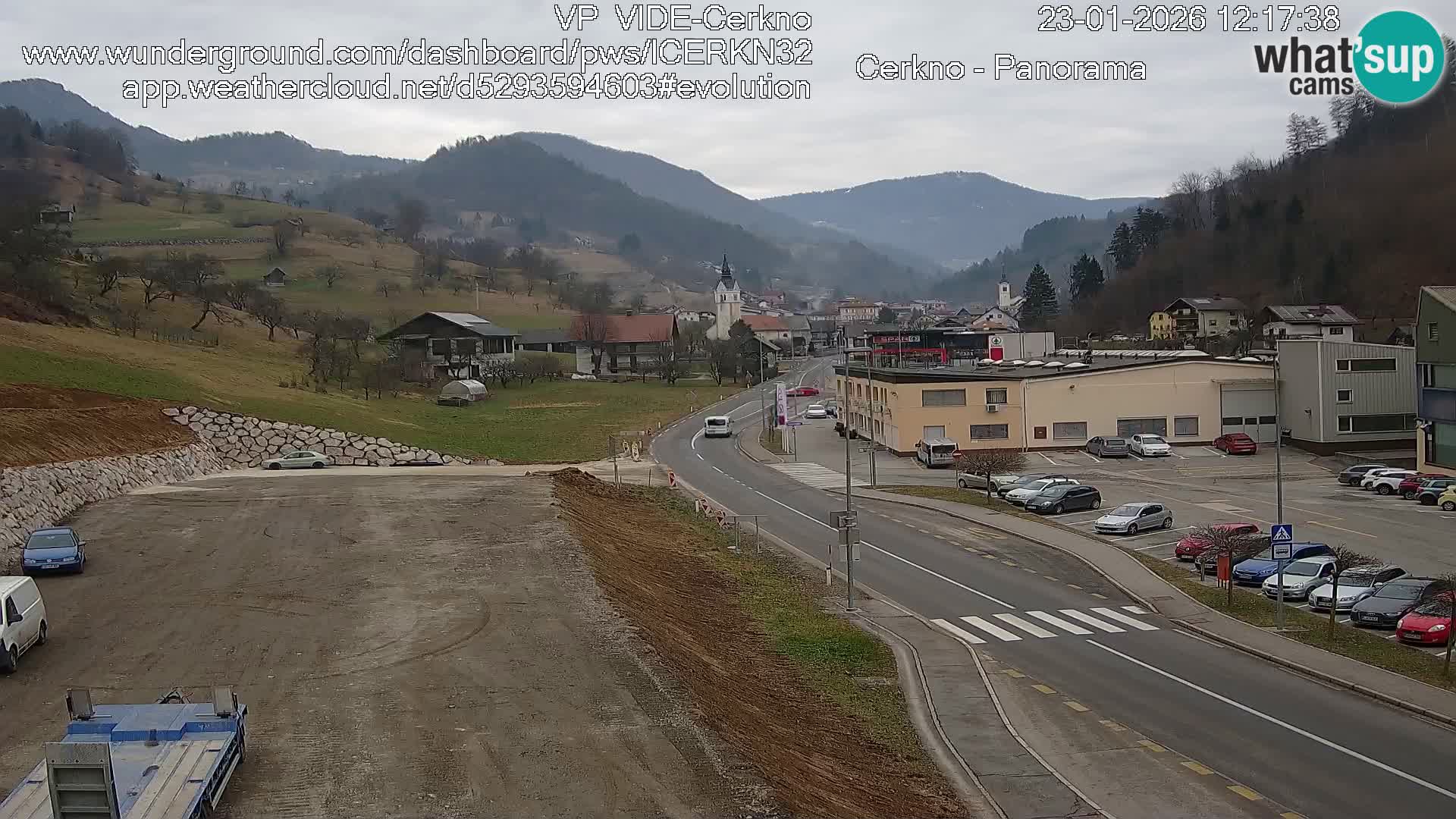 Cerkno Stadteingang Live-Webcam