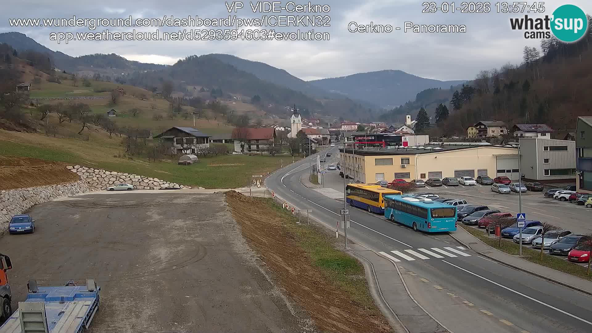 Webcam Ingresso Città di Cerkno
